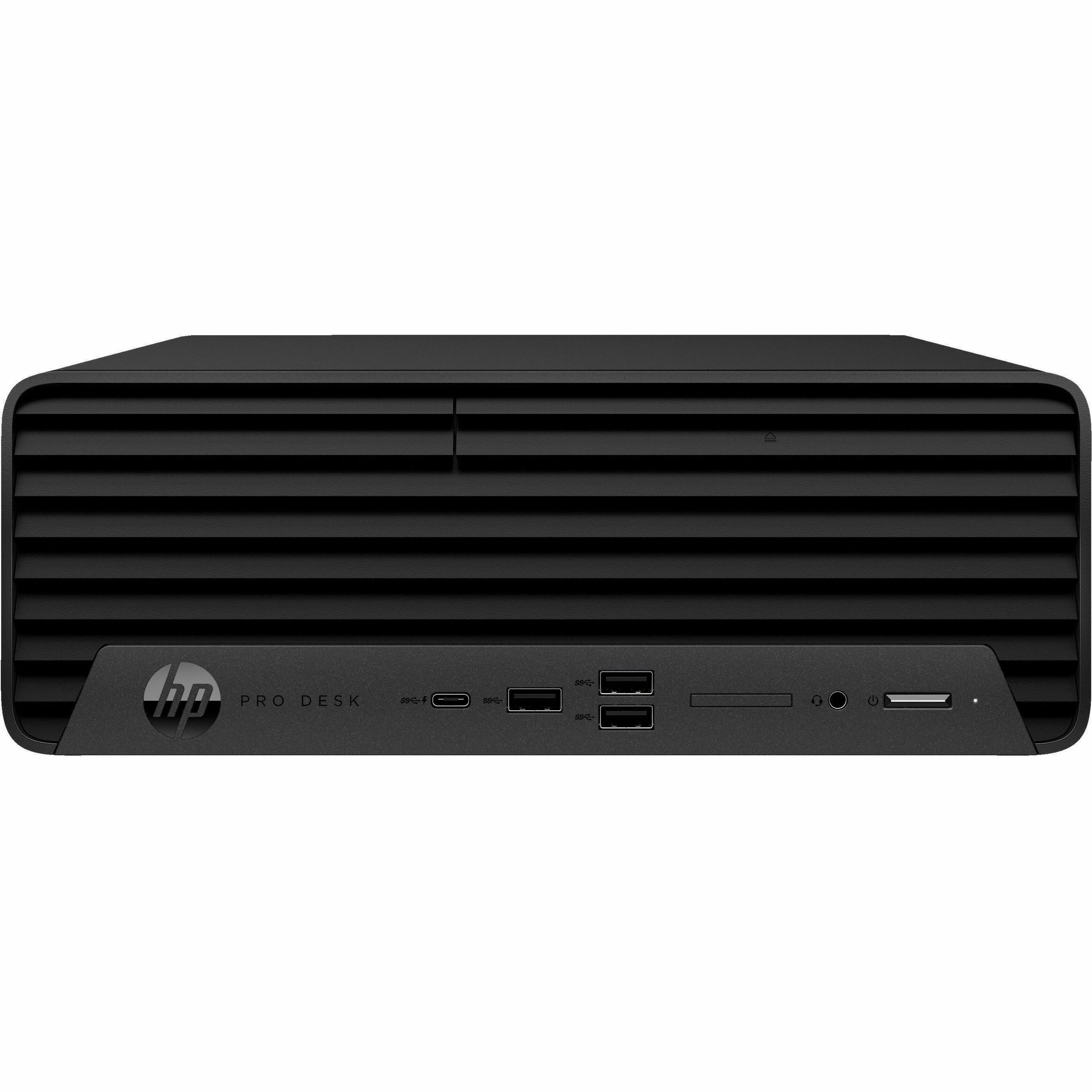 HP Pro SFF 400 G9 Desktop Computer - Intel Core i7 13th Gen i7-13700 - 32 GB - 512 GB SSD - Small Form Factor - Intel Q670 Chip - Windows 11 Pro - Intel UHD Graphics 770 DDR5 SDRAM - 240 W — front
