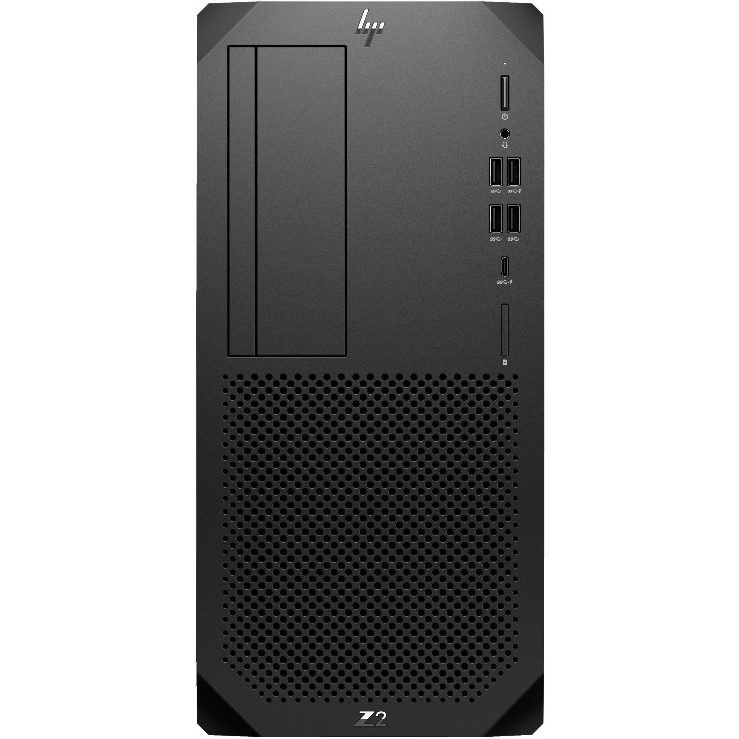 HP Z2 G9 Workstation - 1 Core i7 14th Gen i7-14700 - 32 GB - 512 GB SSD - Tower - Black - Intel W680 Chip - Windows 11 Pro - 12 GB Graphics - Serial ATA/600, NVMe Controller - 0, 1 RAID Levels - Gigabit Ethernet