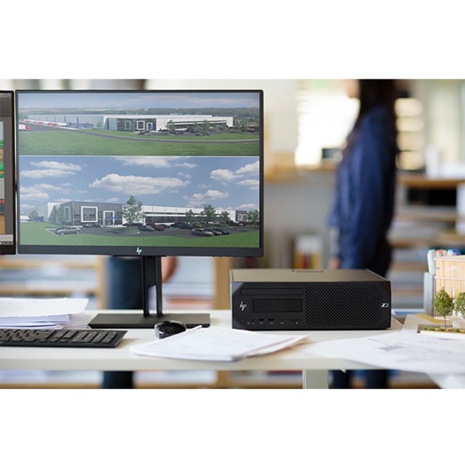 HP Z2 G9 Workstation - 1 x Intel Core i7 14th Gen i7-14700 - 16 GB - 512 GB SSD - Small Form Factor - Black - Intel W680 Chip - Serial ATA/600, NVMe Controller - 0, 1 RAID Levels - Gigabit Ethernet — alternate image2