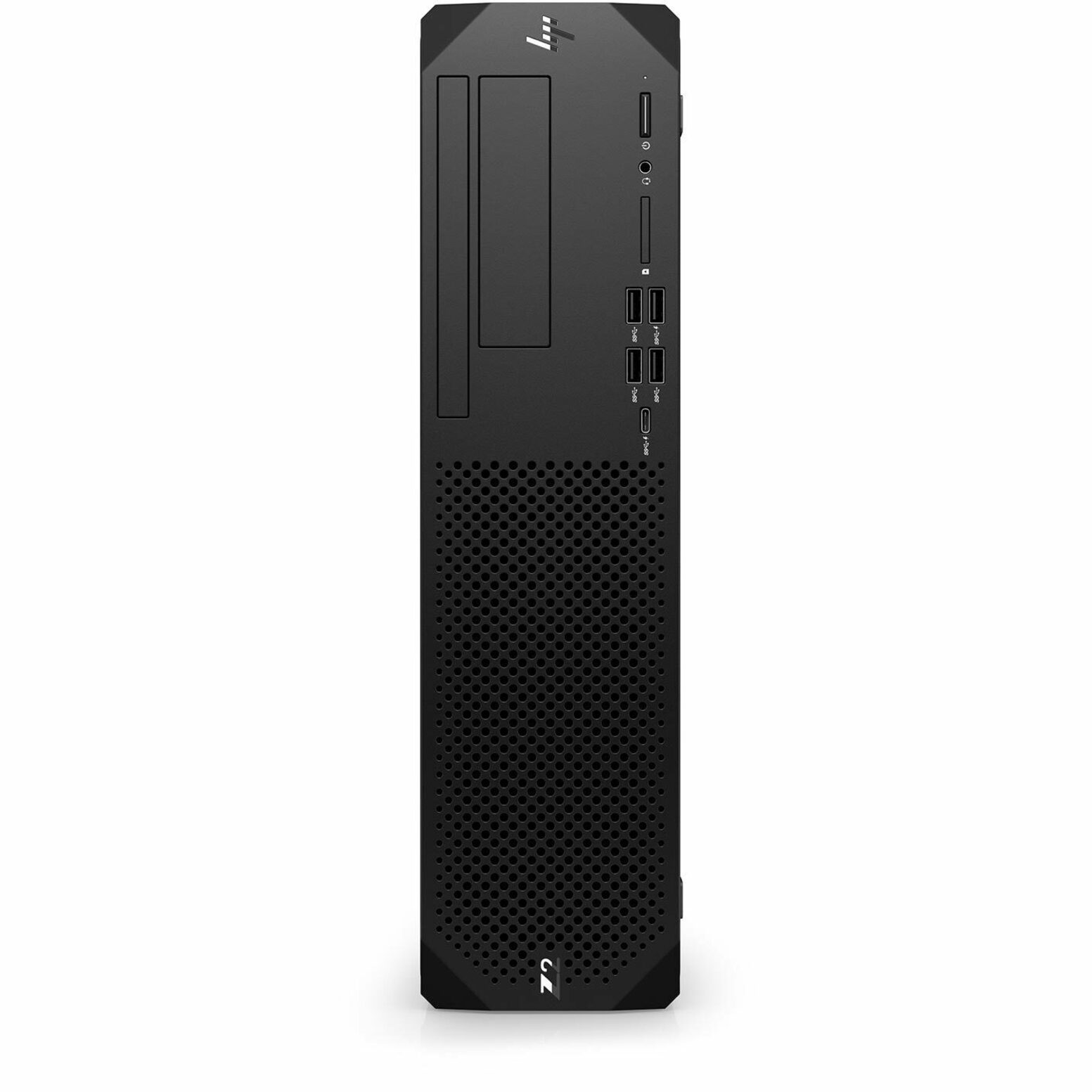 HP Z2 G9 Workstation - 1 x Intel Core i7 14th Gen i7-14700 - 16 GB - 512 GB SSD - Small Form Factor - Black - Intel W680 Chip - Serial ATA/600, NVMe Controller - 0, 1 RAID Levels - Gigabit Ethernet — frontmaximum