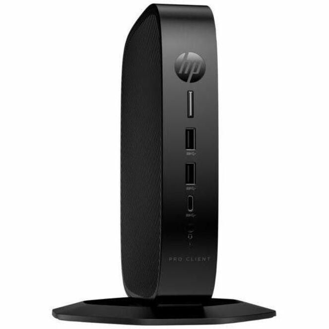 HP Pro t550 Thin Client Celeron J6412 Quad-core (4 Core) 2 GHz - TAA Compliant - Intel Chip - 8 GB RAM DDR4 SDRAM - DDR4-3200/PC4-25600 - 64 GB Flash - Gigabit Ethernet - Windows 11 IoT Enterprise LTSC 2024 - IEEE 802.11ax - Bluetooth 5.3 - DisplayPort - Network (RJ-45) - 7 Total USB Port(s) - 2 USB 2.0 Port(s) - USB Type-C - 45 W — alternate image5