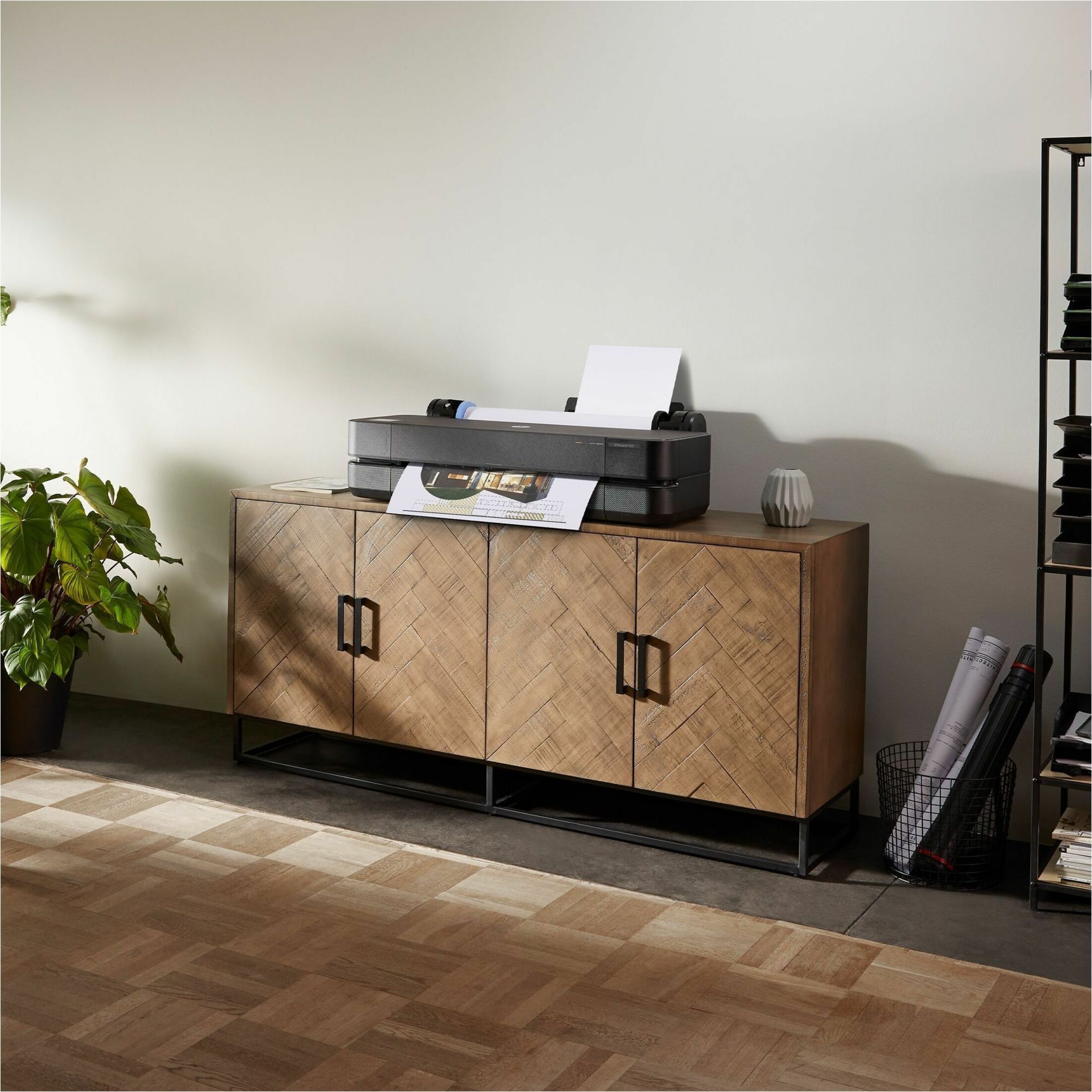 HP Designjet T230 A1 Inkjet Large Format Printer - Includes Printer - 24" Print Width - Color - 35 Second Color Speed - 2400 x 2400 dpi - 500 MB - USB - Ethernet - Wireless LAN - Wi-Fi Direct — alternate image5