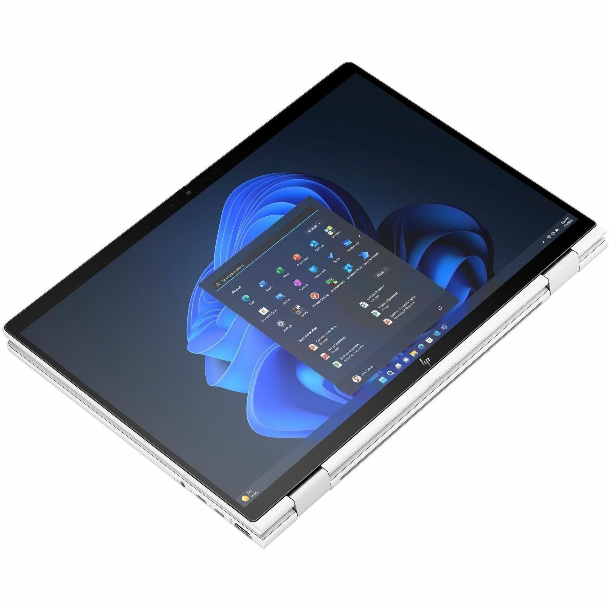 HP Elite x360 1040 G11 14" Touchscreen Convertible 2 in 1 Notebook - 2.8K - Intel Core Ultra 7 1st Gen 165H - vPro Technology - 32 GB - 512 GB SSD - Intel Chip - 2880 x 1800 - FreeDOS - Intel - In-plane Switching (IPS) Technology - Front Camera/Webcam - IEEE 802.11ax Wireless LAN Standard - Wi-Fi 6E — alternate image4