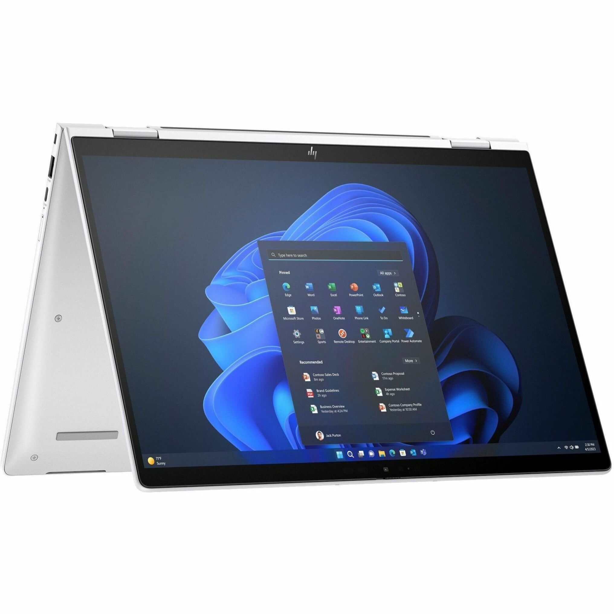 HP Elite x360 1040 G11 14" Touchscreen Convertible 2 in 1 Notebook - 2.8K - Intel Core Ultra 5 1st Gen 135H - vPro Technology - 32 GB - 512 GB SSD - Intel Chip - 2880 x 1800 - FreeDOS - Intel - In-plane Switching (IPS) Technology - Front Camera/Webcam - IEEE 802.11ax Wireless LAN Standard - Wi-Fi 6E — alternate image5