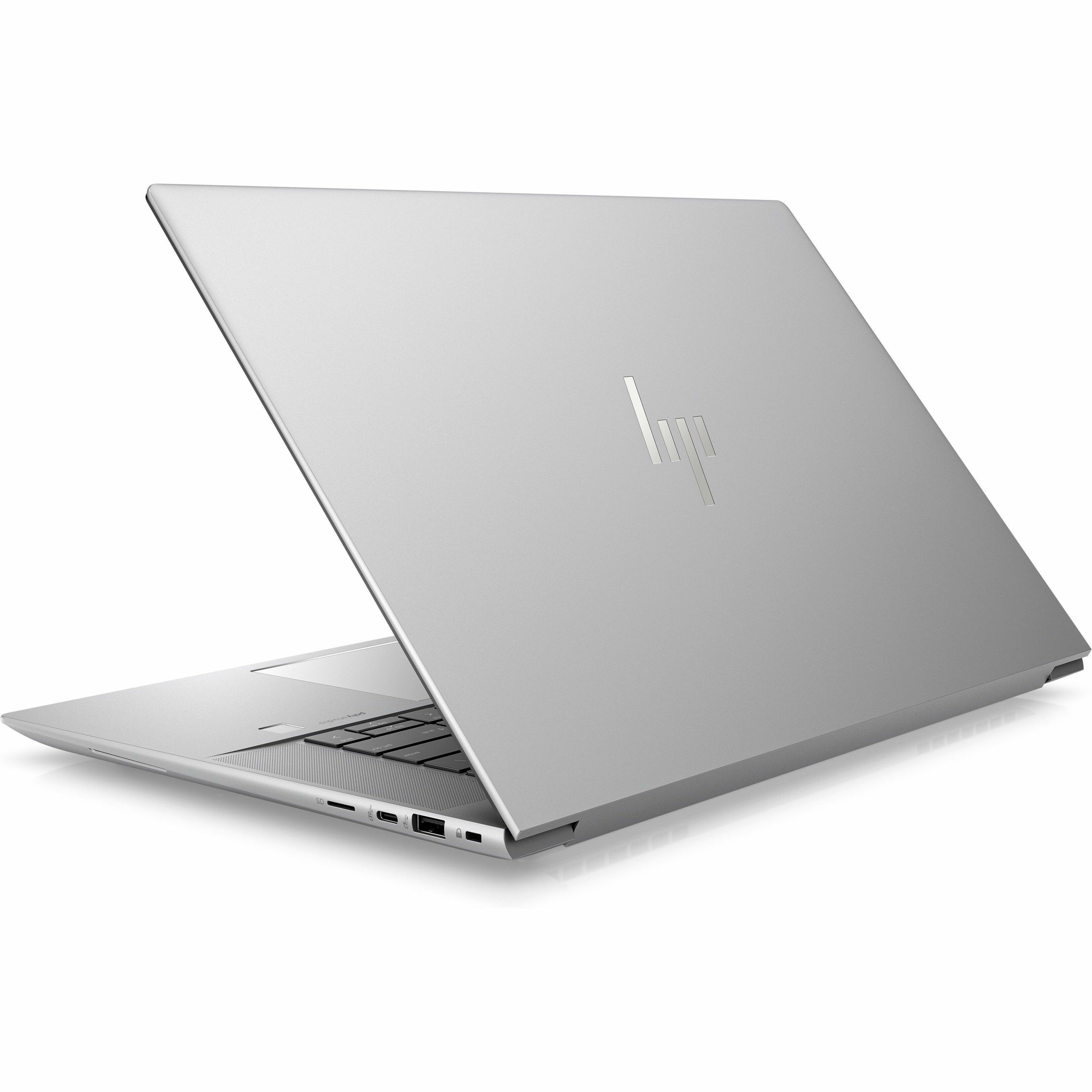 HP ZBook Studio G11 16" Mobile Workstation - WUXGA - 60 Hz - Intel Core Ultra 7 155H - 32 GB - 2 TB SSD - Intel Chip - 1920 x 1200 - Windows 11 Pro - NVIDIA RTX 3000 Ada Generation with 8 GB, Intel Arc Graphics - In-plane Switching (IPS) Technology - Front Camera/Webcam - IEEE 802.11be Wireless LAN Standard — rear