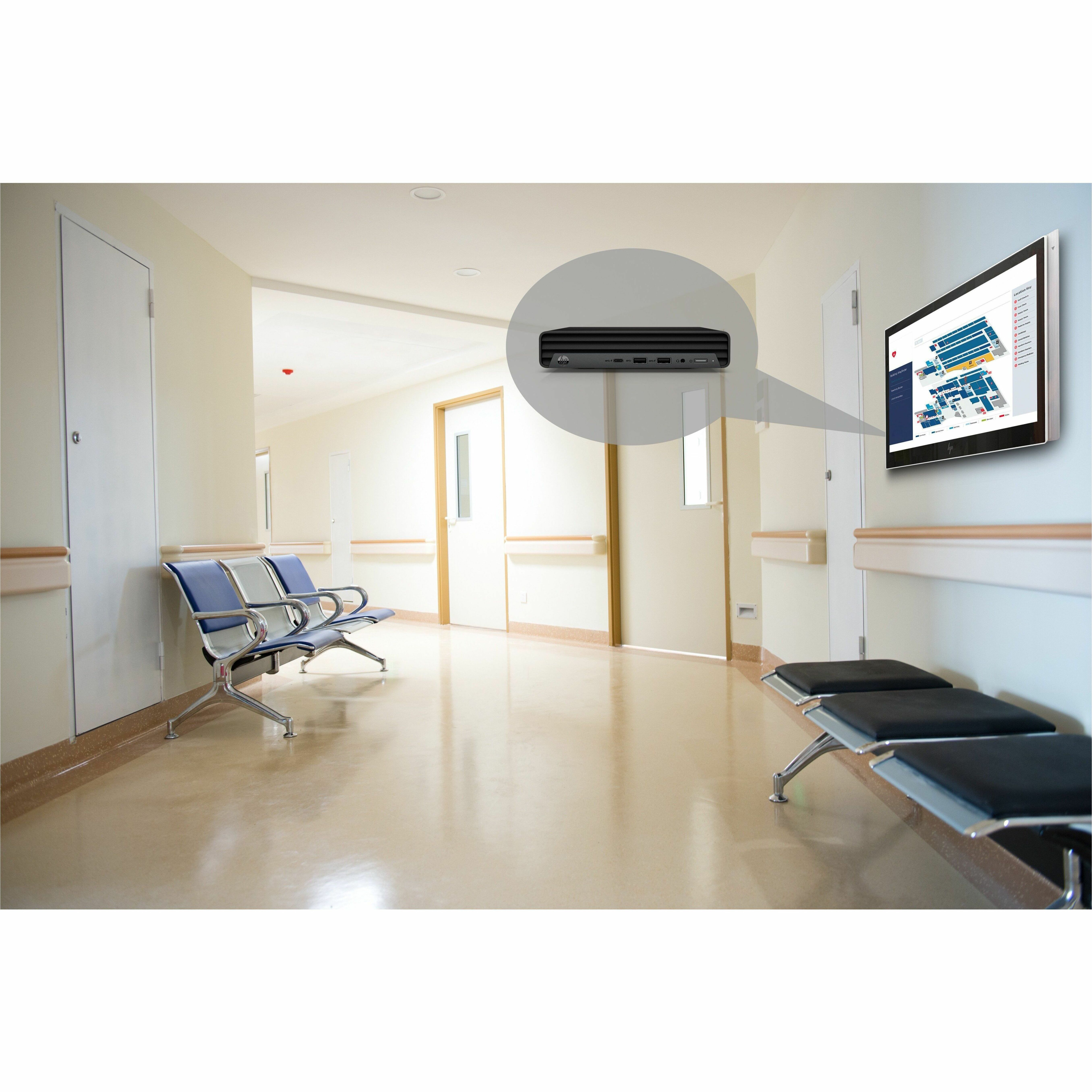 HP Engage Flex Mini Retail System - Core i5 i5-10500T 2.30 GHz - vPro Technology - 32 GB DDR4 SDRAM - 512 GB SSD PCIe NVMe — alternate image1