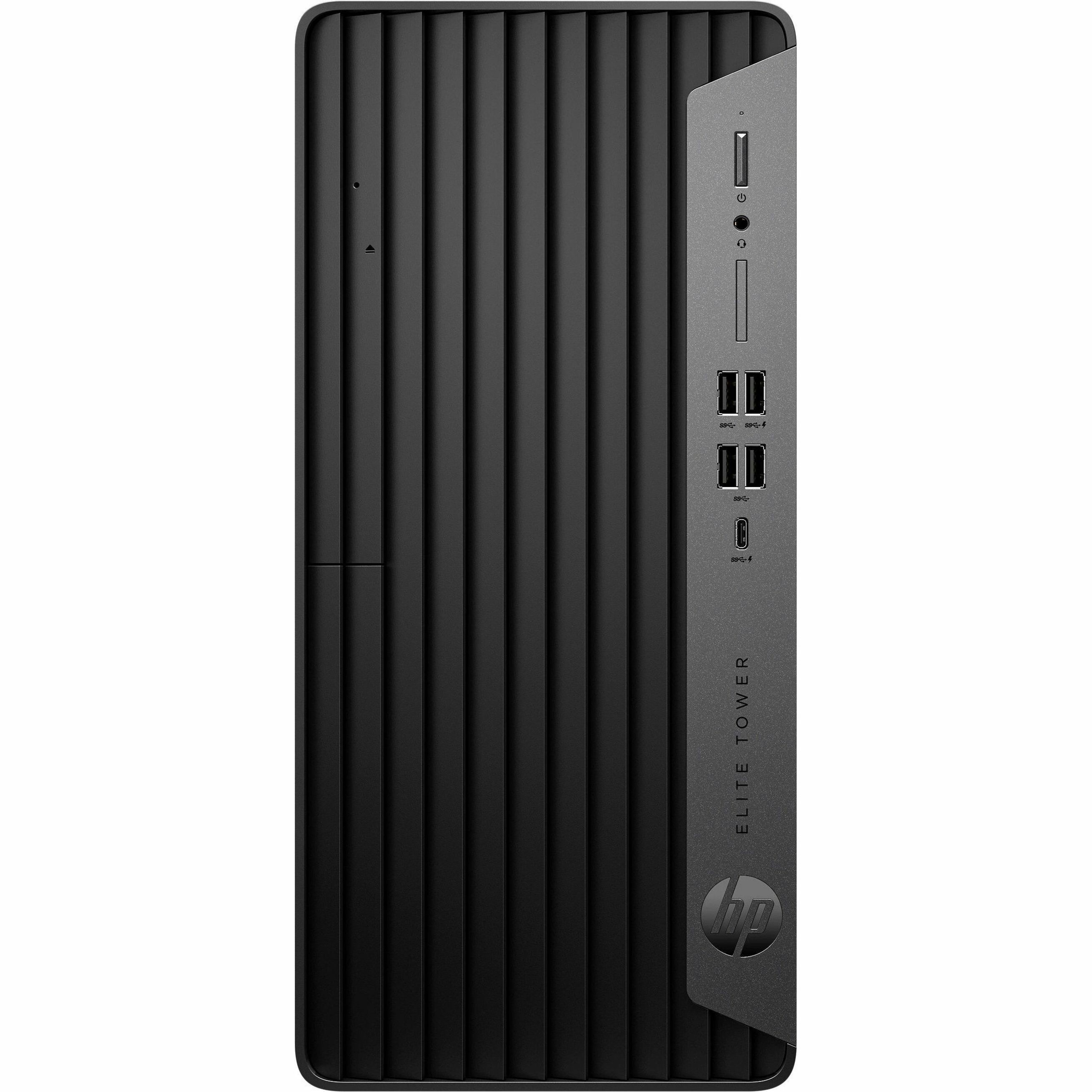 HP Elite 600 G9 Desktop Computer - Intel Core i7 13th Gen i7-13700 - 32 GB - 512 GB SSD - Tower - Intel Q670 Chip - Windows 11 Pro - NVIDIA GeForce RTX 3050 8 GB GDDR6 - DVD-Writer - IEEE 802.11ax Wireless LAN — frontmaximum