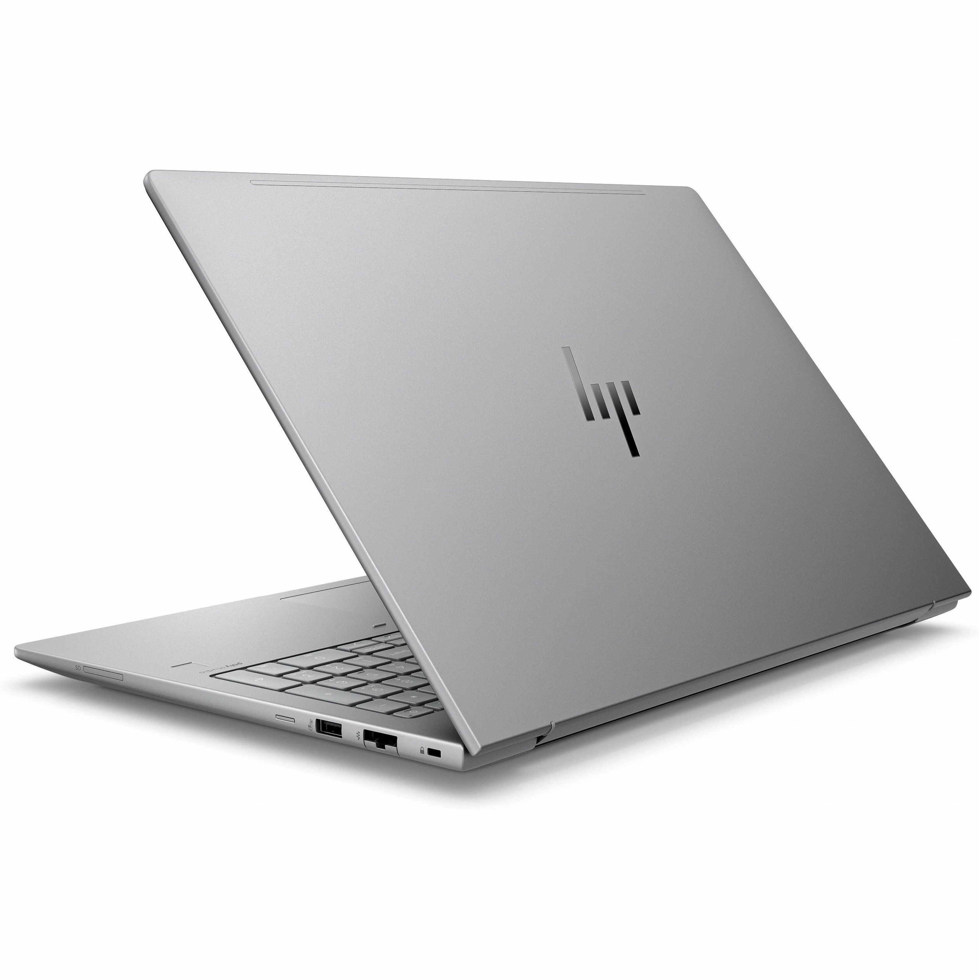 HP ZBook Power G11 16" Mobile Workstation - WUXGA - 60 Hz - Intel Core Ultra 9 185H - 64 GB - 1 TB SSD - Intel Chip - 1920 x 1200 - Windows 11 Pro - NVIDIA RTX 2000 Ada Generation with 8 GB, Intel Arc Graphics - In-plane Switching (IPS) Technology, Eyesafe - Front Camera/Webcam - 13 Hours Battery Run Time - IEEE 802.11ax Wireless LAN Standard — rear