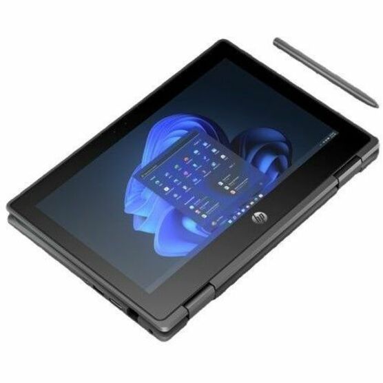 HP Fortis x360 11 G11 11" Convertible 2 in 1 Notebook - Intel N-Series N200 - 8 GB - 128 GB SSD - Intel Chip — alternate image1