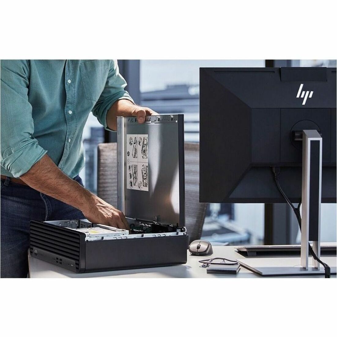 HP Elite 600 G9 Desktop Computer - Intel Core i7 13th Gen i7-13700 - 16 GB - 256 GB SSD - Small Form Factor - Intel Q670 Chip - 260 W — alternate image4