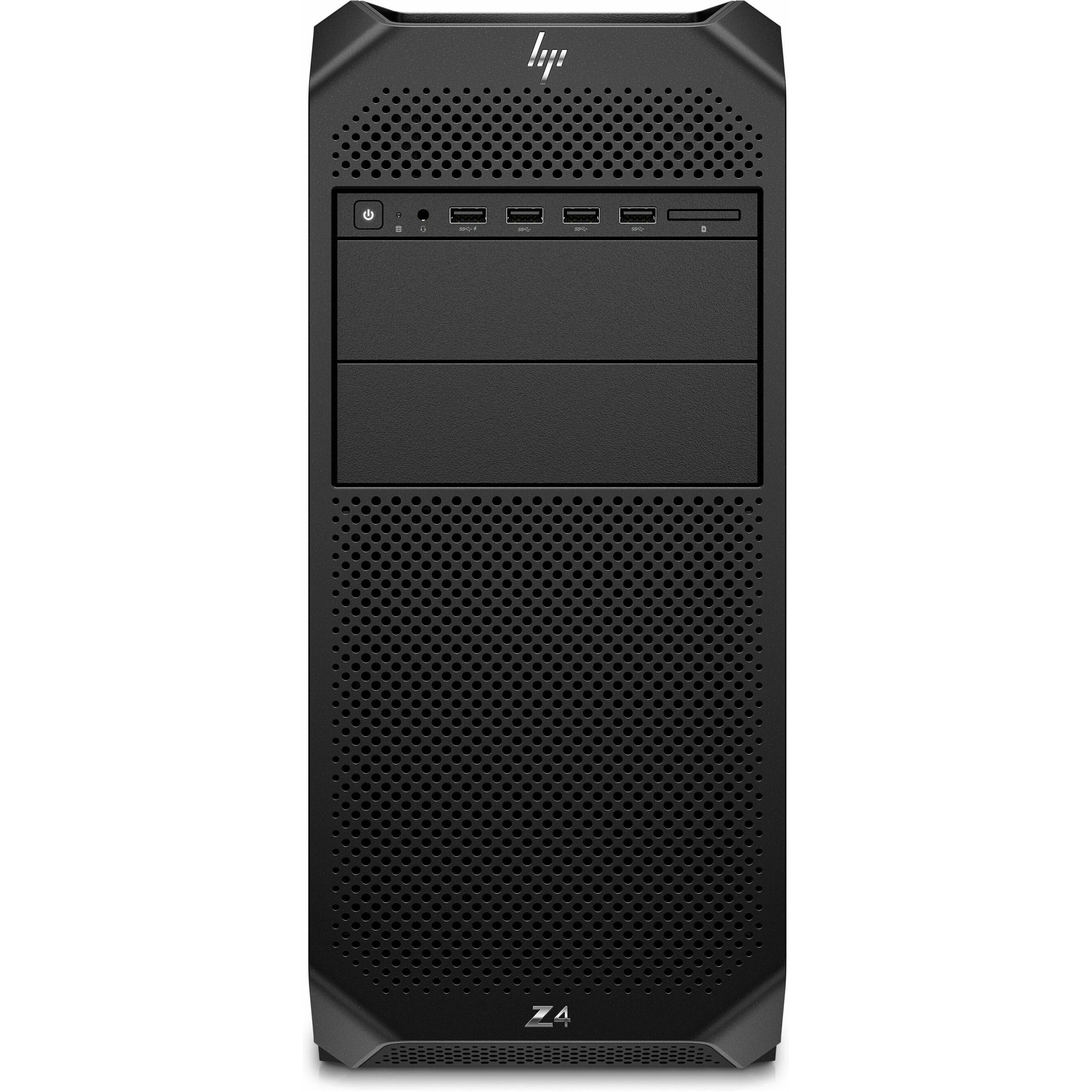 HP Z4 G5 Workstation - 1 Xeon w3-2423 - 32 GB - 512 GB SSD - Tower - Black - Intel W790 Chip - Windows 11 Pro - 4 GB Graphics - Serial ATA/600, NVMe Controller - 0, 1, 5, 10 RAID Levels - Gigabit Ethernet