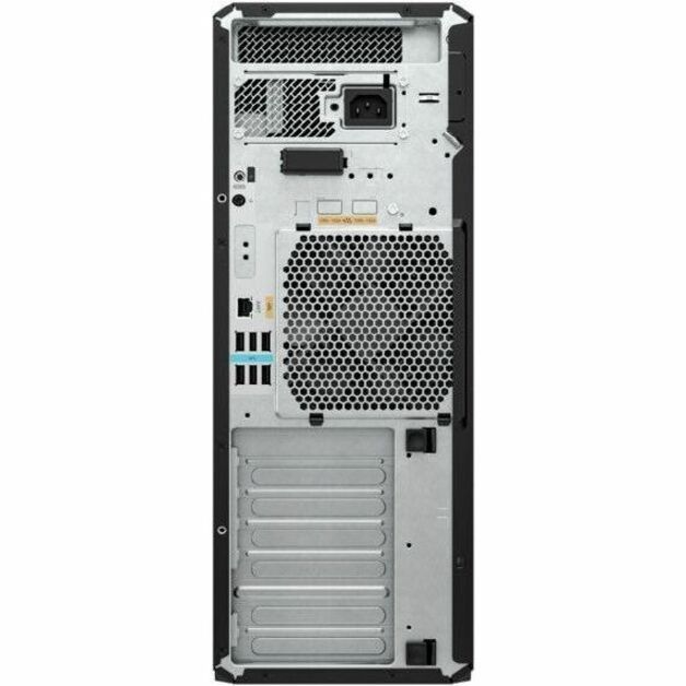 HP Z6 G5 Workstation - 1 x Intel Xeon w5-3435X - 64 GB - 512 GB SSD - Tower - Black - Intel W790 Chip - Serial ATA/600 Controller - 0, 1, 5, 10 RAID Levels - Gigabit Ethernet — rearmaximum