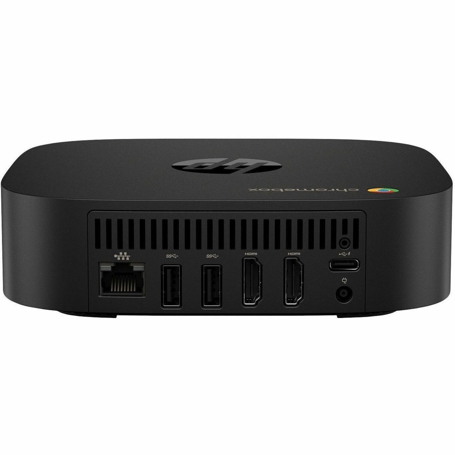 HP Chromebox Enterprise G4 Chromebox - Intel Core i5 13th Gen i5-1345U - 16 GB - 256 GB SSD - Mini PC - Intel Chip - ChromeOS - Intel Iris Xe Graphics DDR4 SDRAM — rear