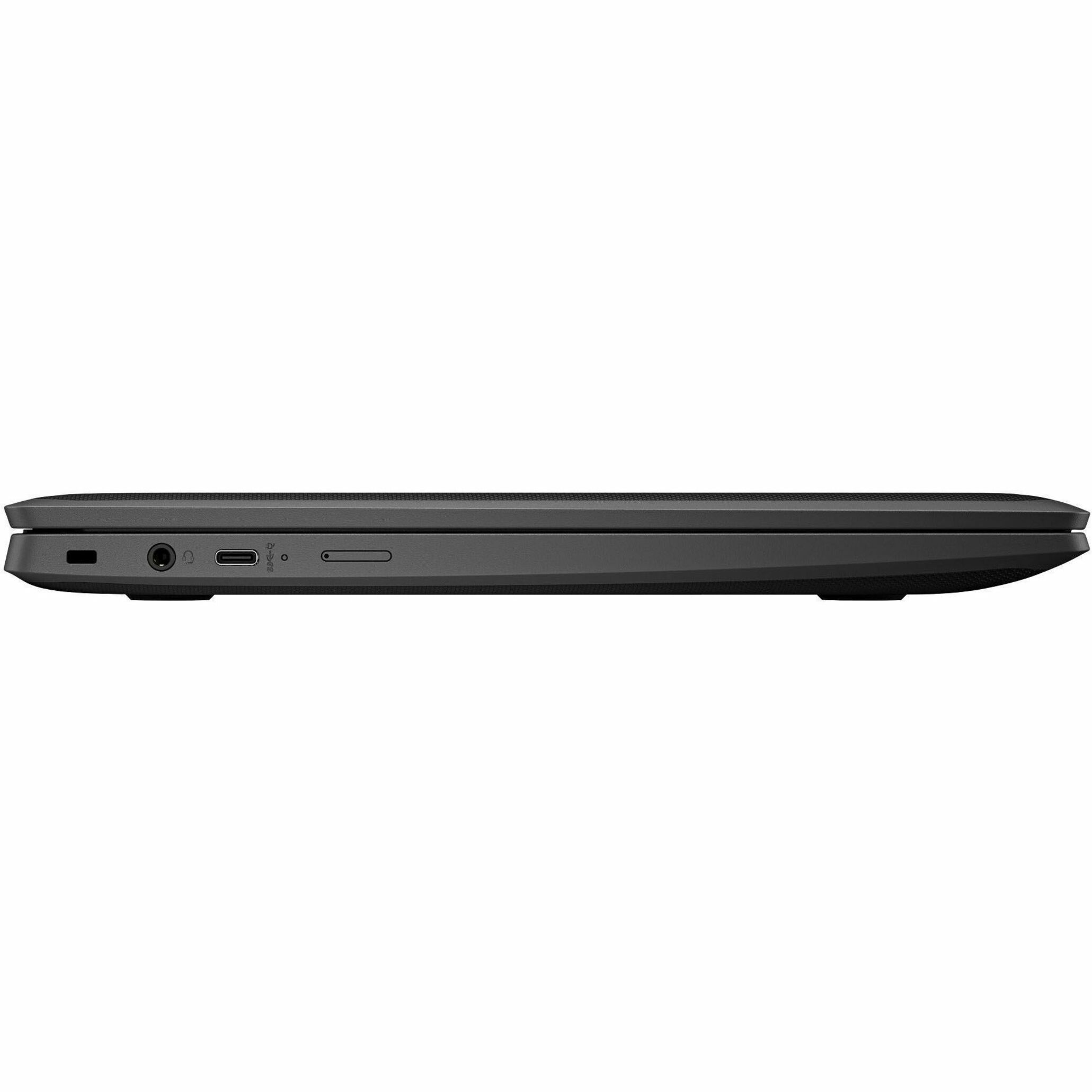 HP Fortis G11 14" Chromebook - HD - 60 Hz - Intel N-Series N100 - 4 GB - 32 GB Flash Memory - Intel Chip - 1366 x 768 - ChromeOS - Intel UHD Graphics - 10.11 Hours Battery Run Time - IEEE 802.11ax Wireless LAN Standard — right