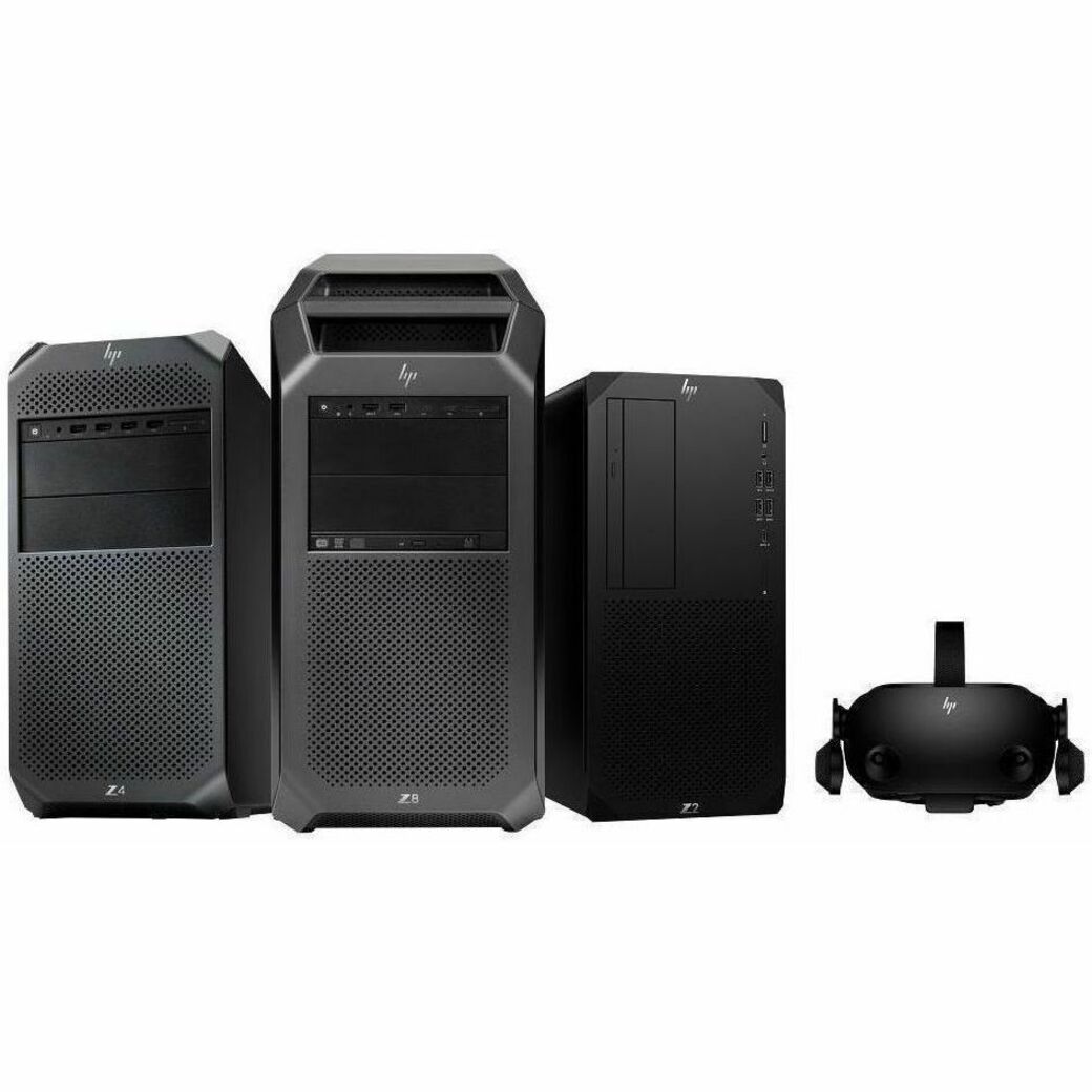 HP Z2 G9 Workstation - 1 x Intel Core i9 14th Gen i9-14900K - 64 GB - Tower - Black - Intel W680 Chip - Serial ATA/600, NVMe Controller - 0, 1 RAID Levels - Gigabit Ethernet — alternate image1
