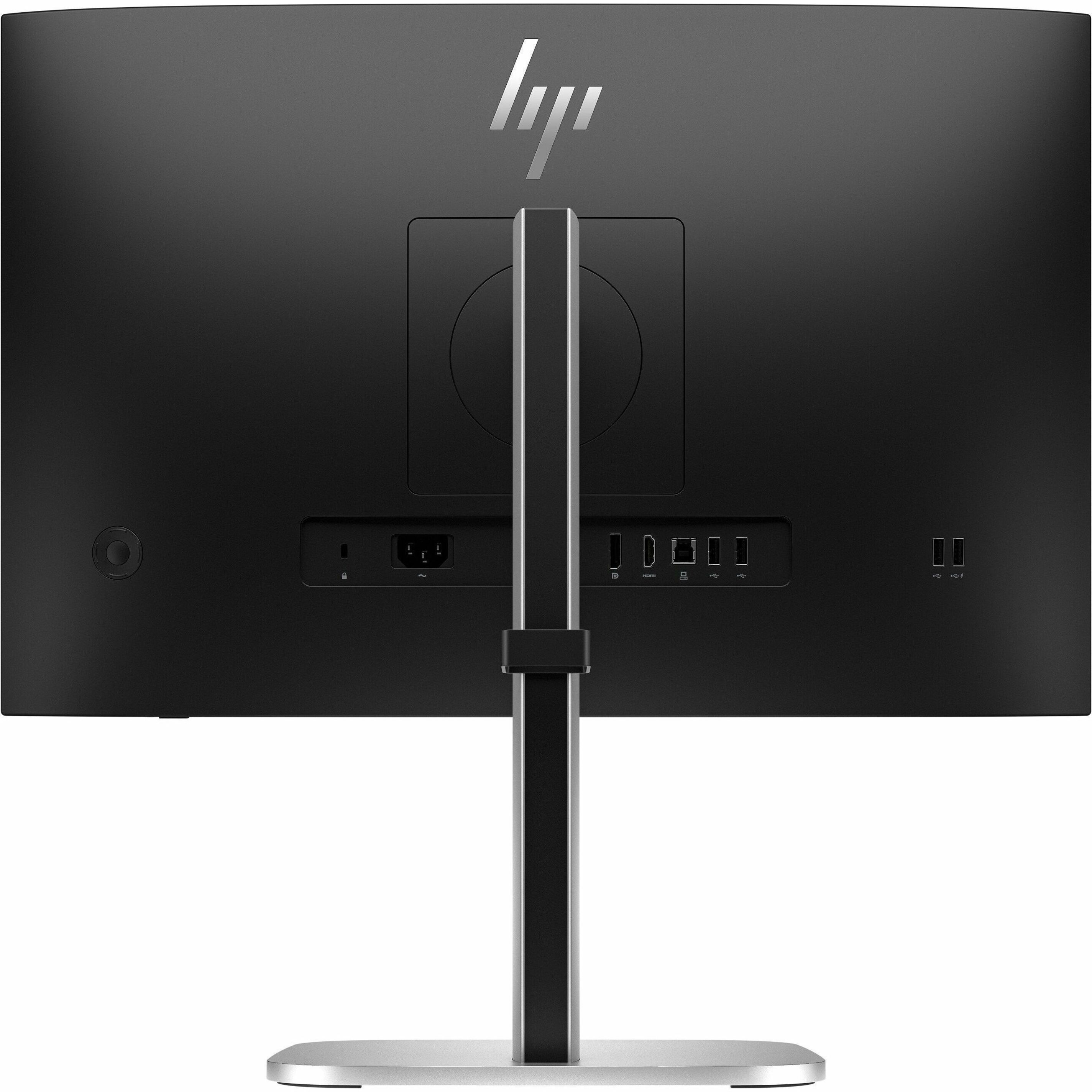 HP 524pn 24" Class WUXGA LCD Monitor - 16:10 - Jet Black - 24" Viewable - In-plane Switching (IPS) Technology - 1920 x 1200 - 16.7 Million Colors - 350 Nit - 5 ms - 100 Hz Refresh Rate — rear