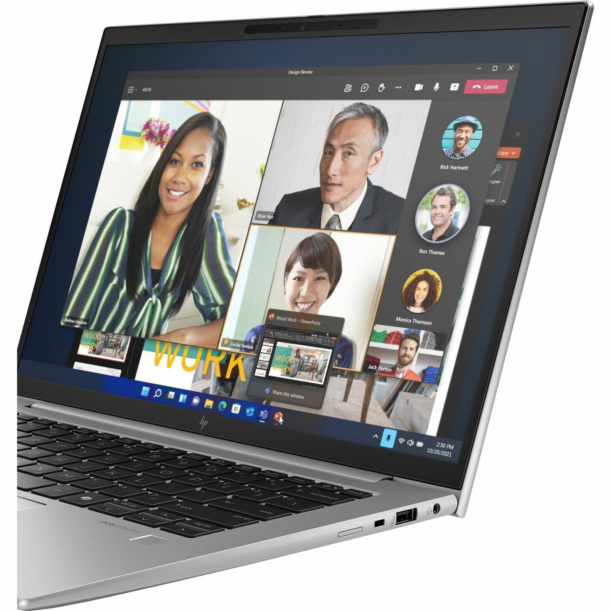 HP ZBook Firefly G11 A 14" Mobile Workstation - WUXGA - 60 Hz - AMD Ryzen 9 8945HS - 32 GB - 512 GB SSD - AMD Chip - 1920 x 1200 - Windows 11 Pro - AMD Radeon 780M Graphics - In-plane Switching (IPS) Technology - Front Camera/Webcam - IEEE 802.11ax Wireless LAN Standard — alternate image10