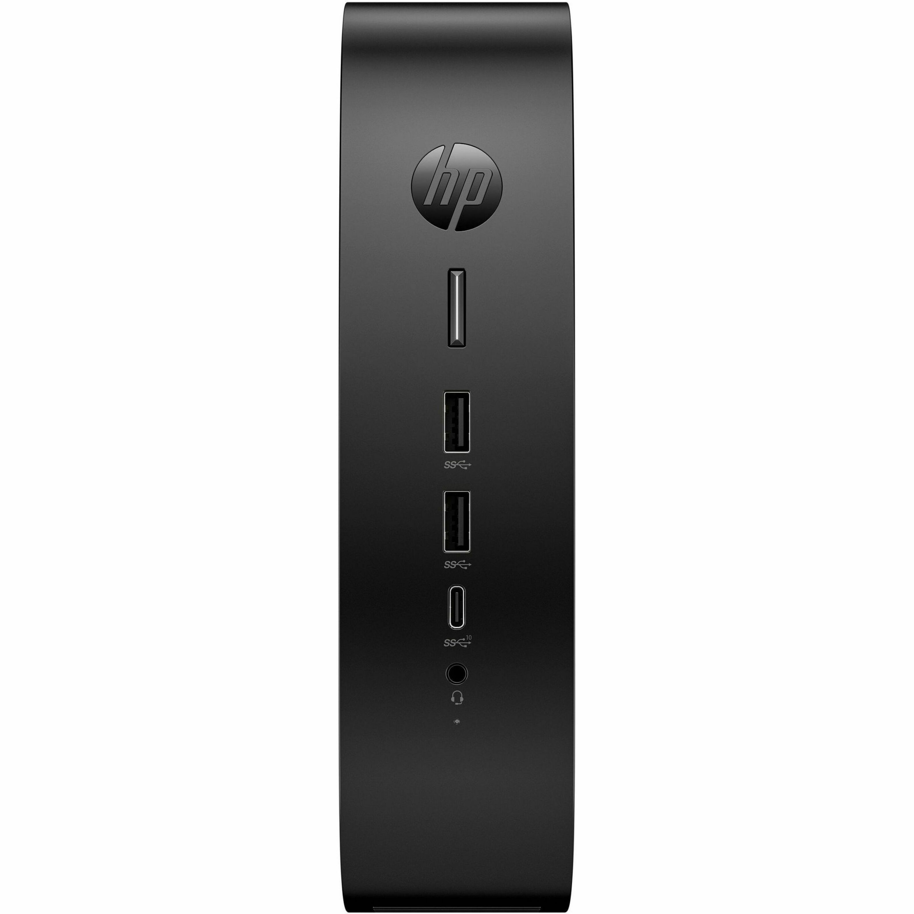 HP Elite t755 Thin Client - AMD Ryzen V2546 Hexa-core (6 Core) 3 GHz - TAA Compliant - AMD Chip - 16 GB RAM DDR4 SDRAM - 256 GB SSD - Gigabit Ethernet - Windows 11 - DisplayPort - Network (RJ-45) - 7 Total USB Port(s) - 2 USB 2.0 Port(s) - USB Type-C - 90 W