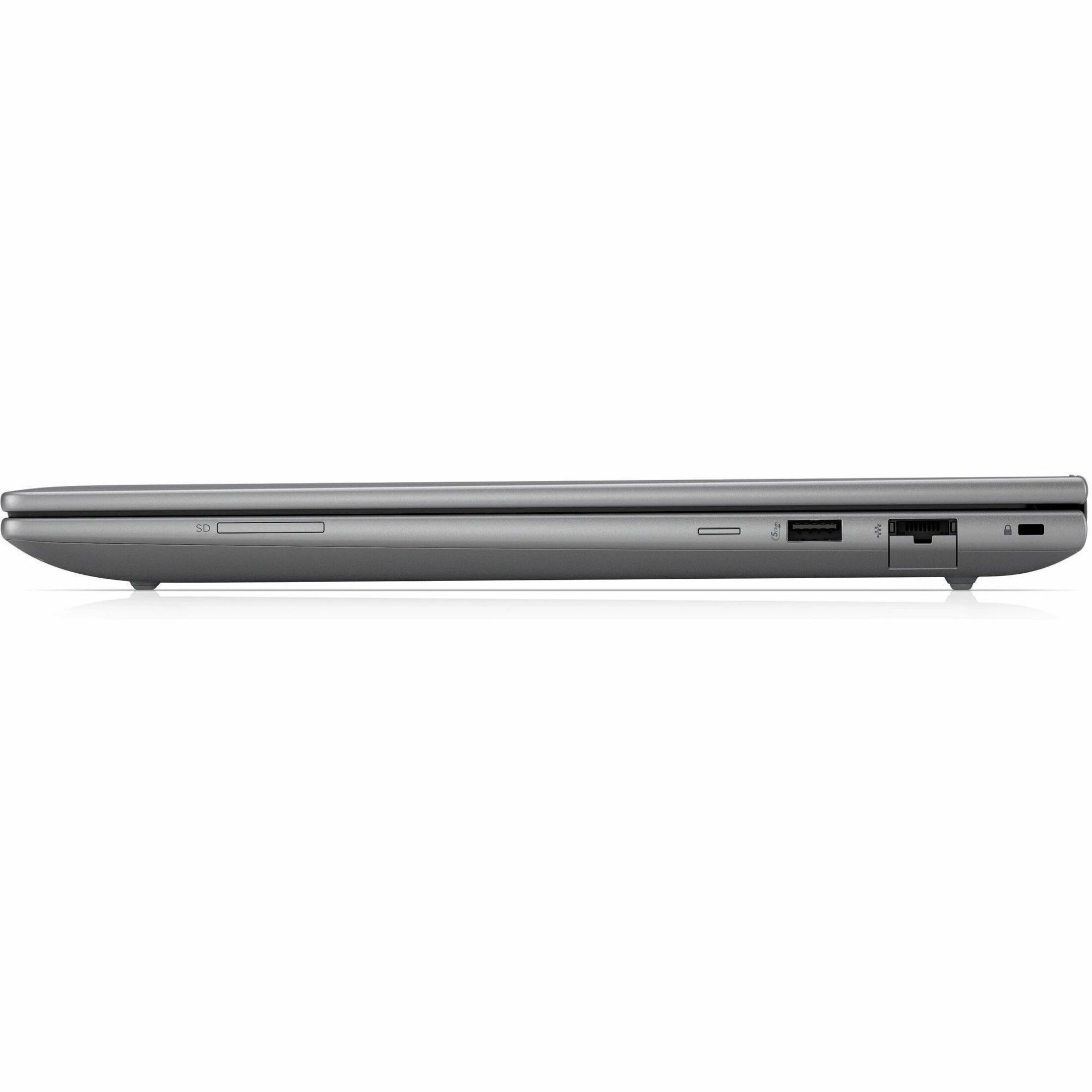 HP ZBook Power G11 A 16" Mobile Workstation - WUXGA - 60 Hz - AMD Ryzen 9 8945HS - 64 GB - 1 TB SSD - AMD Chip - 1920 x 1200 - Windows 11 Pro - NVIDIA RTX 3000 Ada Generation with 8 GB, AMD Radeon 780M Graphics - In-plane Switching (IPS) Technology, Eyesafe - Front Camera/Webcam - IEEE 802.11ax Wireless LAN Standard — left