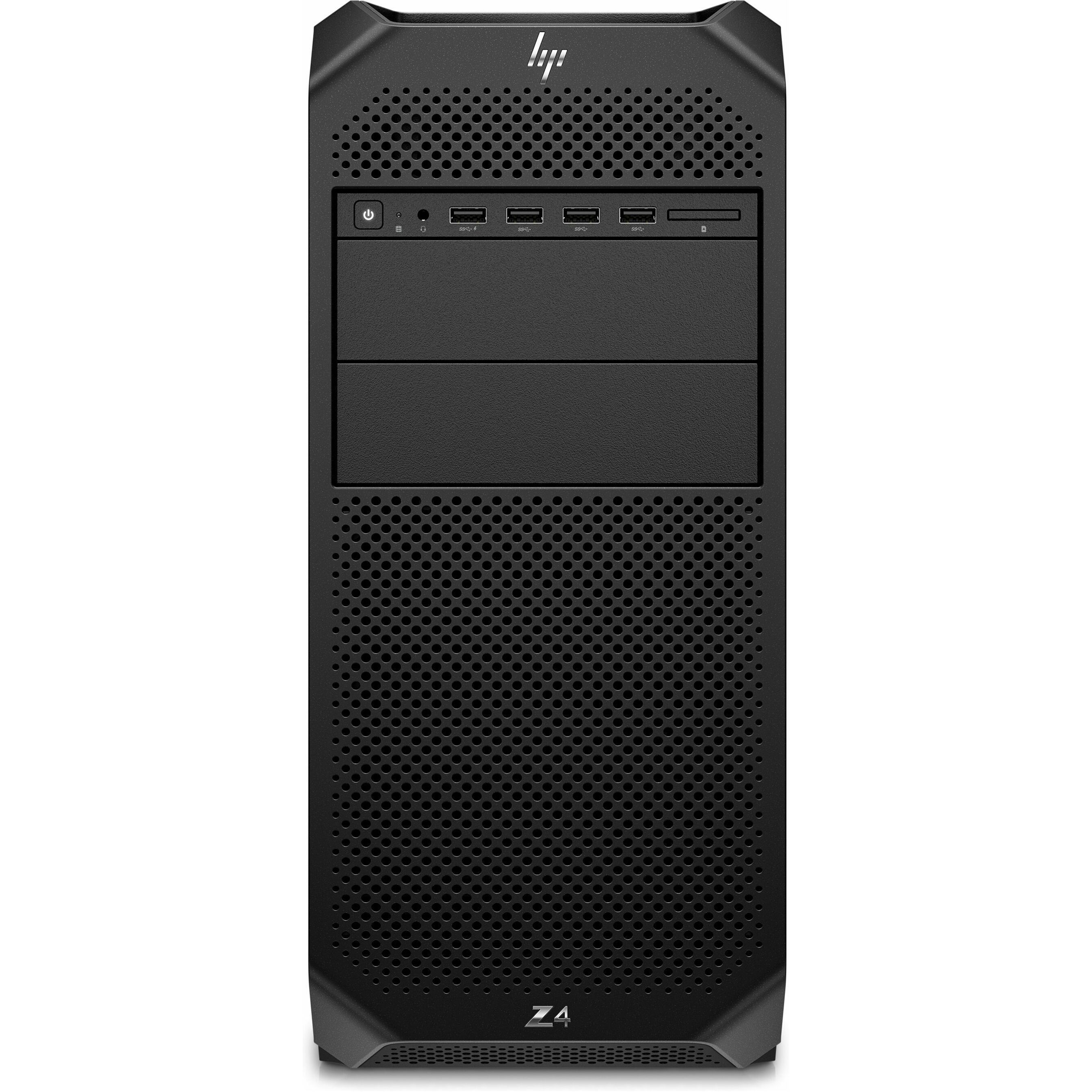 HP Z4 G5 Workstation - 1 x Intel Xeon w5-2545 - 64 GB - Tower - Black - Intel W790 Chip - Serial ATA/600, NVMe Controller - 0, 1, 5, 10 RAID Levels - Gigabit Ethernet