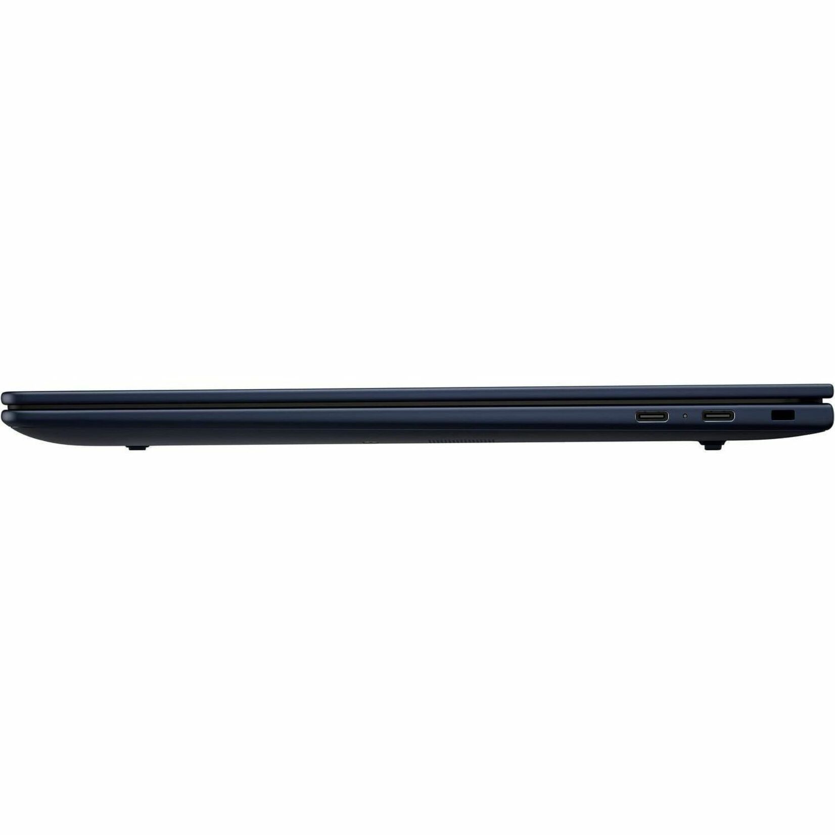 HP EliteBook Ultra G1i 14 inch Notebook Next Gen AI PC Wolf Pro Security Edition - 2.8K - 2880 x 1800 - (Intel Core Ultra 7 258V Octa-core (8 Core) 2.2 GHz) - 32 GB Total RAM - 32 GB On-board Memory - 512 GB SSD - Atmosphere Blue - Smart Buy - Intel Chip - 2880 x 1800 - Windows 11 Pro - Intel Arc Graphics - In-plane Switching (IPS) Technology, BrightView - Front Camera/Webcam - IEEE 802.11be Wireless LAN Standard — left