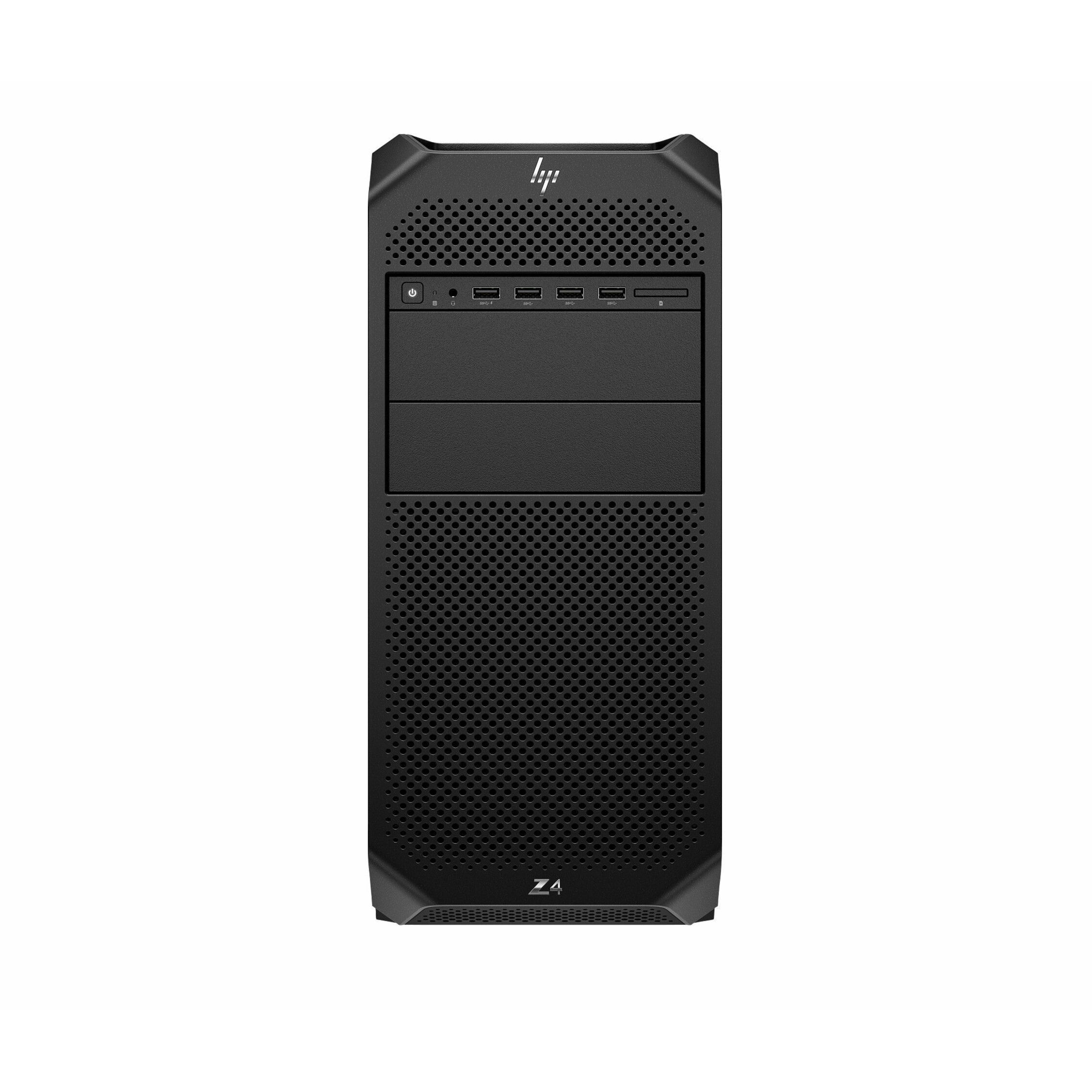HP Z4 G5 Workstation - 1 x Intel Xeon w5-2455X - 64 GB - 512 GB SSD - Tower - Black - Intel W790 Chip - NVMe, Serial ATA/600 Controller - 0, 1, 5, 10 RAID Levels - Gigabit Ethernet