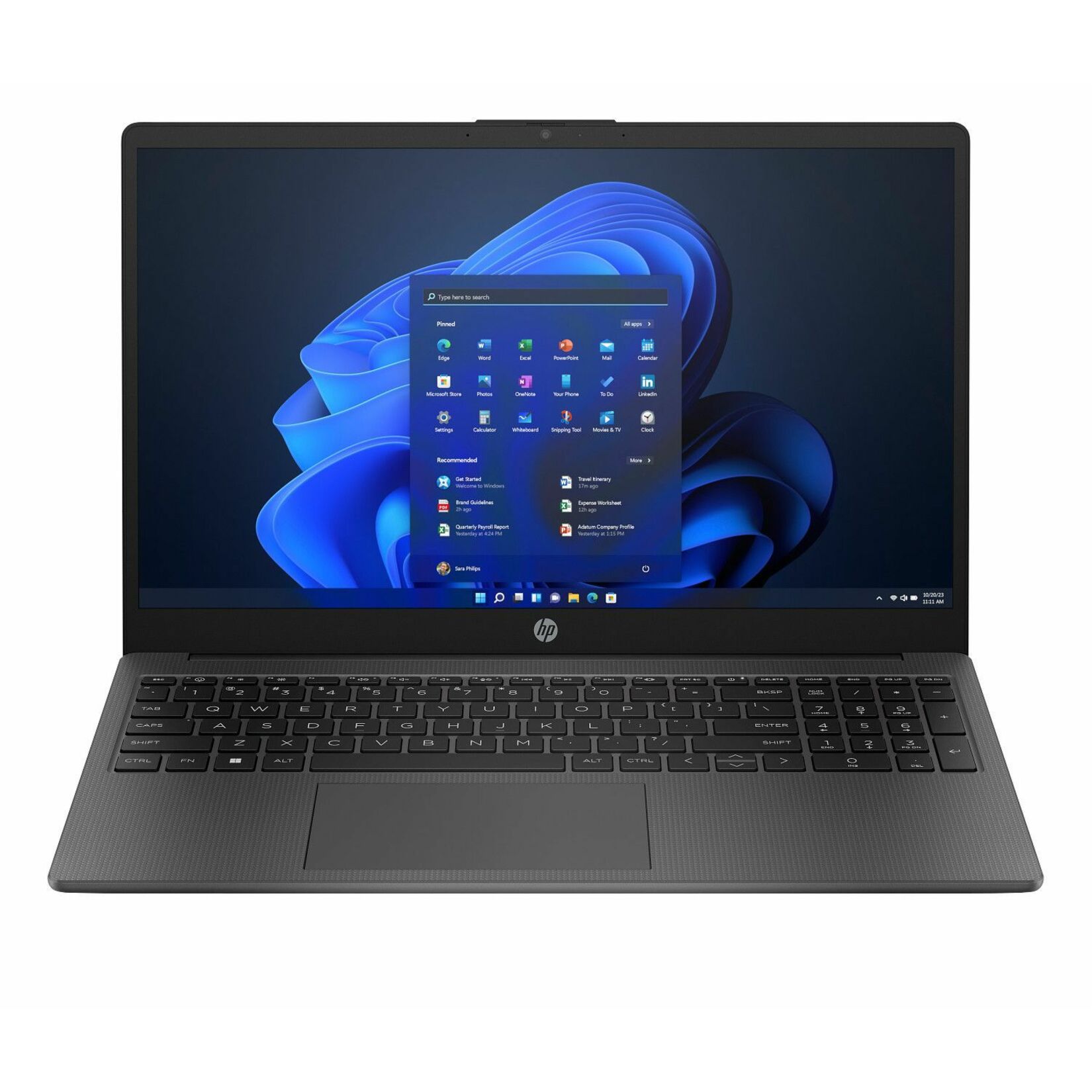 HP 250 G10 15.6" Notebook - HD - Intel Core i5 13th Gen i5-1334U - vPro Technology - 16 GB - 512 GB SSD - Dark Ash Silver - Intel Chip - 1366 x 768 - Windows 11 Pro - Intel Iris X? Graphics - Front Camera/Webcam - IEEE 802.11ax Wireless LAN Standard