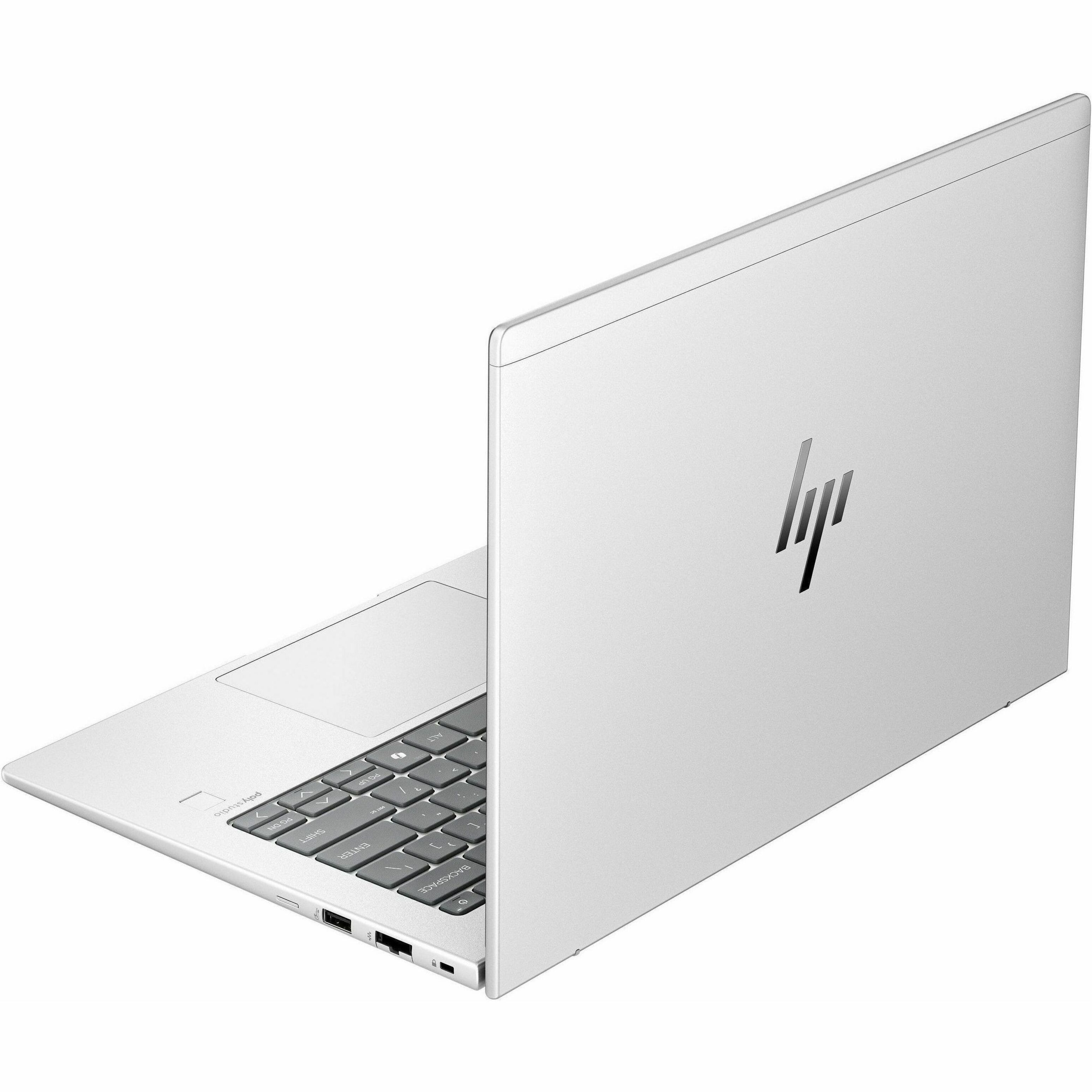 HP Elite mt645 G8 14" Thin Client Notebook - WUXGA - 60 Hz - AMD Ryzen 3 7335U - 8 GB - 256 GB SSD - Pike Silver - AMD Chip - 1920 x 1200 - Windows 11 IoT Enterprise LTSC 2024 - AMD Radeon 660M Graphics - In-plane Switching (IPS) Technology, Sure View - Front Camera/Webcam - IEEE 802.11ax Wireless LAN Standard — alternate image3