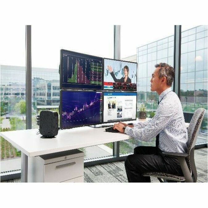 HP Pro t550 Thin Client - Intel Celeron J6412 Quad-core (4 Core) 2 GHz - TAA Compliant - Intel Chip - 8 GB RAM DDR4 SDRAM - DDR4-3200/PC4-25600 - 64 GB Flash - Intel - Gigabit Ethernet - Windows 11 IoT Enterprise LTSC 2024English) - IEEE 802.11ax - Bluetooth 5.3 - DisplayPort - Network (RJ-45) - 7 Total USB Port(s) - 2 USB 2.0 Port(s) - USB Type-C - English Keyboard - 45 W — alternate image12