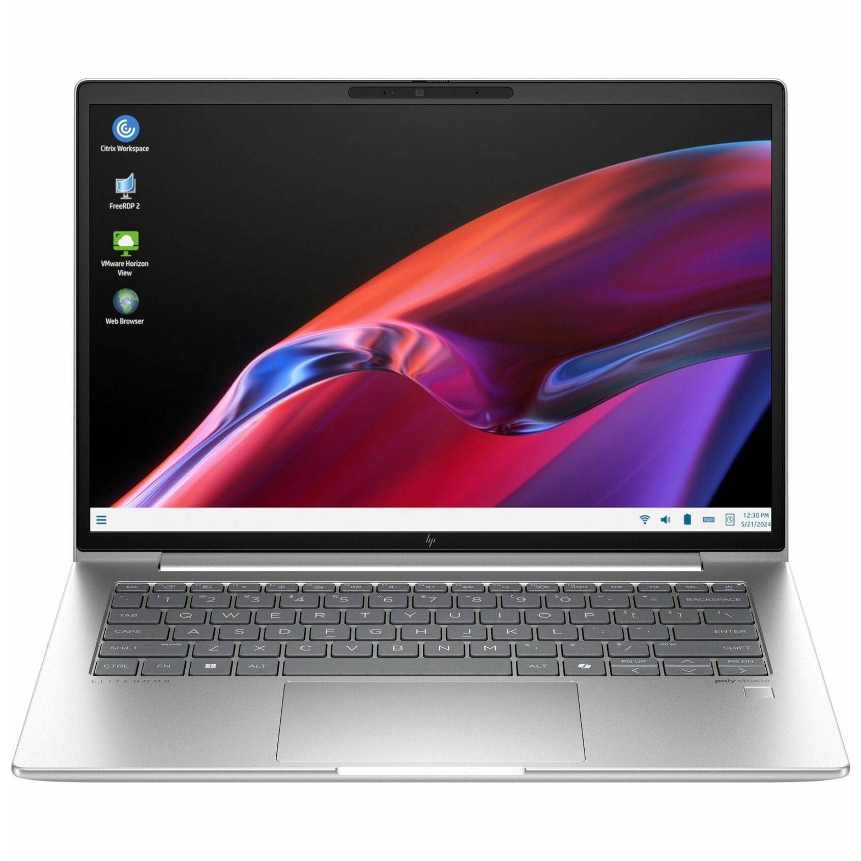 HP Elite mt645 G8 14" Touchscreen Thin Client Notebook - WUXGA - 60 Hz - AMD Ryzen 5 7535U - 16 GB - 256 GB SSD - Pike Silver - AMD Chip - 1920 x 1200 - Windows 11 IoT Enterprise LTSC 2024 - AMD Radeon 660M Graphics - In-plane Switching (IPS) Technology - Front Camera/Webcam - IEEE 802.11ax Wireless LAN Standard