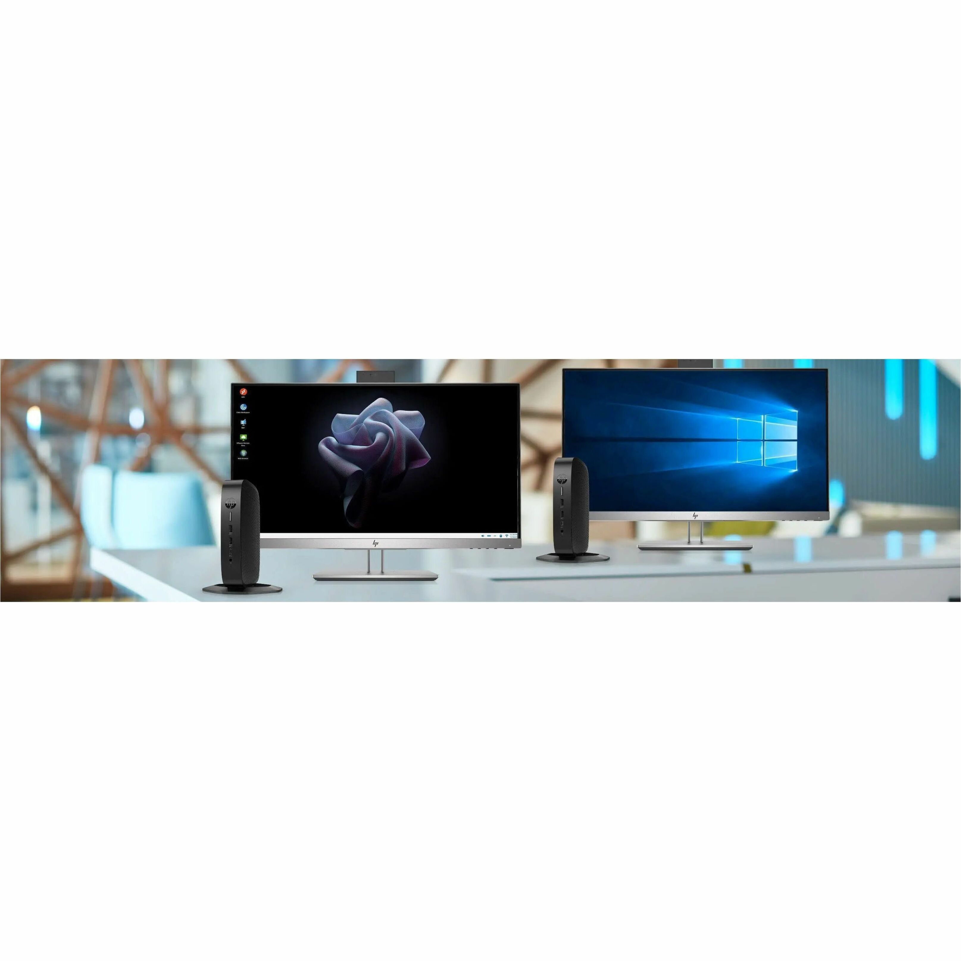 HP Elite t755 Thin Client Ryzen Embedded V2546 Hexa-core (6 Core) 3 GHz - TAA Compliant - AMD Chip - 16 GB RAM DDR4 SDRAM - 256 GB SSD - Gigabit Ethernet - Windows 11 IoT Enterprise LTSC 2024French) - DisplayPort - Network (RJ-45) - 7 Total USB Port(s) - 2 USB 2.0 Port(s) - USB Type-C - French Keyboard - 90 W — alternate image5