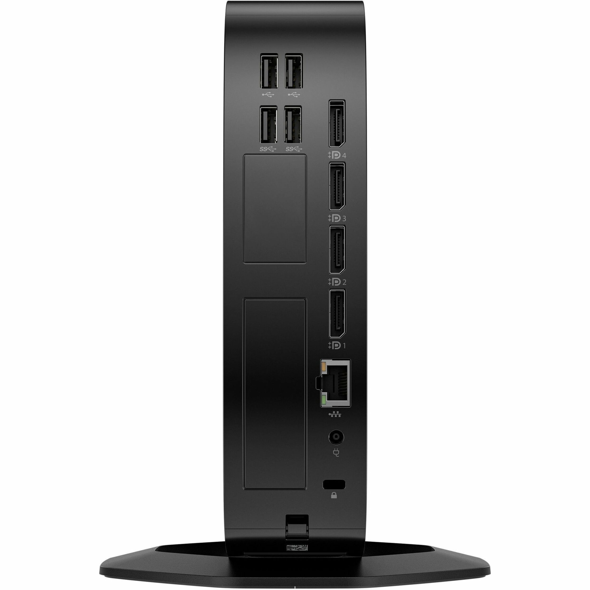 HP Elite t755 Thin Client Ryzen Embedded V2546 Hexa-core (6 Core) 3 GHz - TAA Compliant - AMD Chip - 16 GB RAM DDR4 SDRAM - 256 GB SSD - Gigabit Ethernet - Windows 11 IoT Enterprise LTSC 2024French) - IEEE 802.11ax - Bluetooth 5.3 - DisplayPort - Network (RJ-45) - 7 Total USB Port(s) - 2 USB 2.0 Port(s) - USB Type-C - French Keyboard - 90 W — rearmaximum