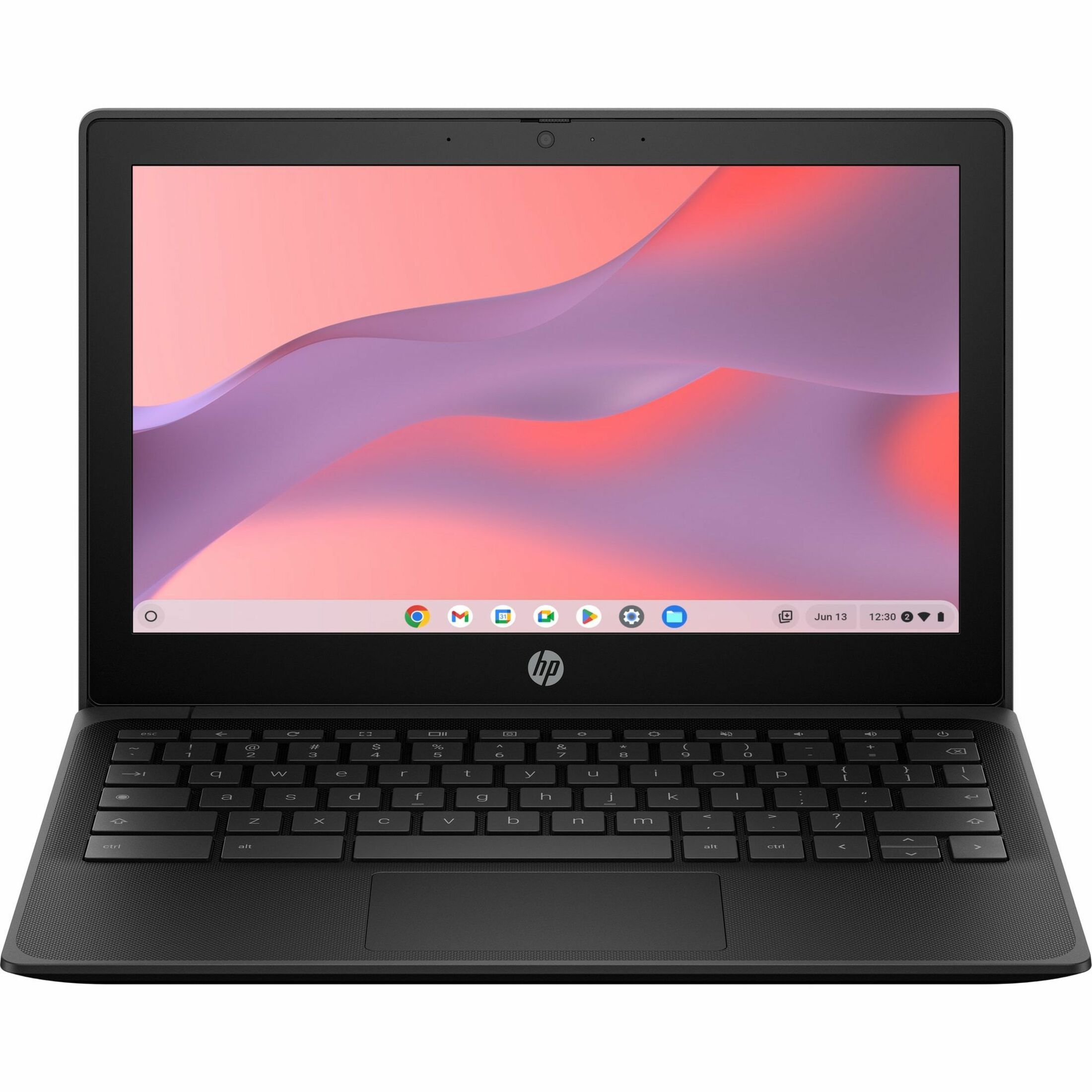 HP Fortis G1m 11.6" Touchscreen Rugged Clamshell Chromebook - HD - Octa-core (ARM Cortex A76 + Cortex A55) - 4 GB - 32 GB Flash Memory - English Keyboard - Jet Black - Smart Buy - MediaTek Kompanio 520 Chip - 1366 x 768 - ChromeOS - ARM Mali G52 MP2 Graphics - In-plane Switching (IPS) Technology - Front Camera/Webcam - IEEE 802.11ax Wireless LAN Standard