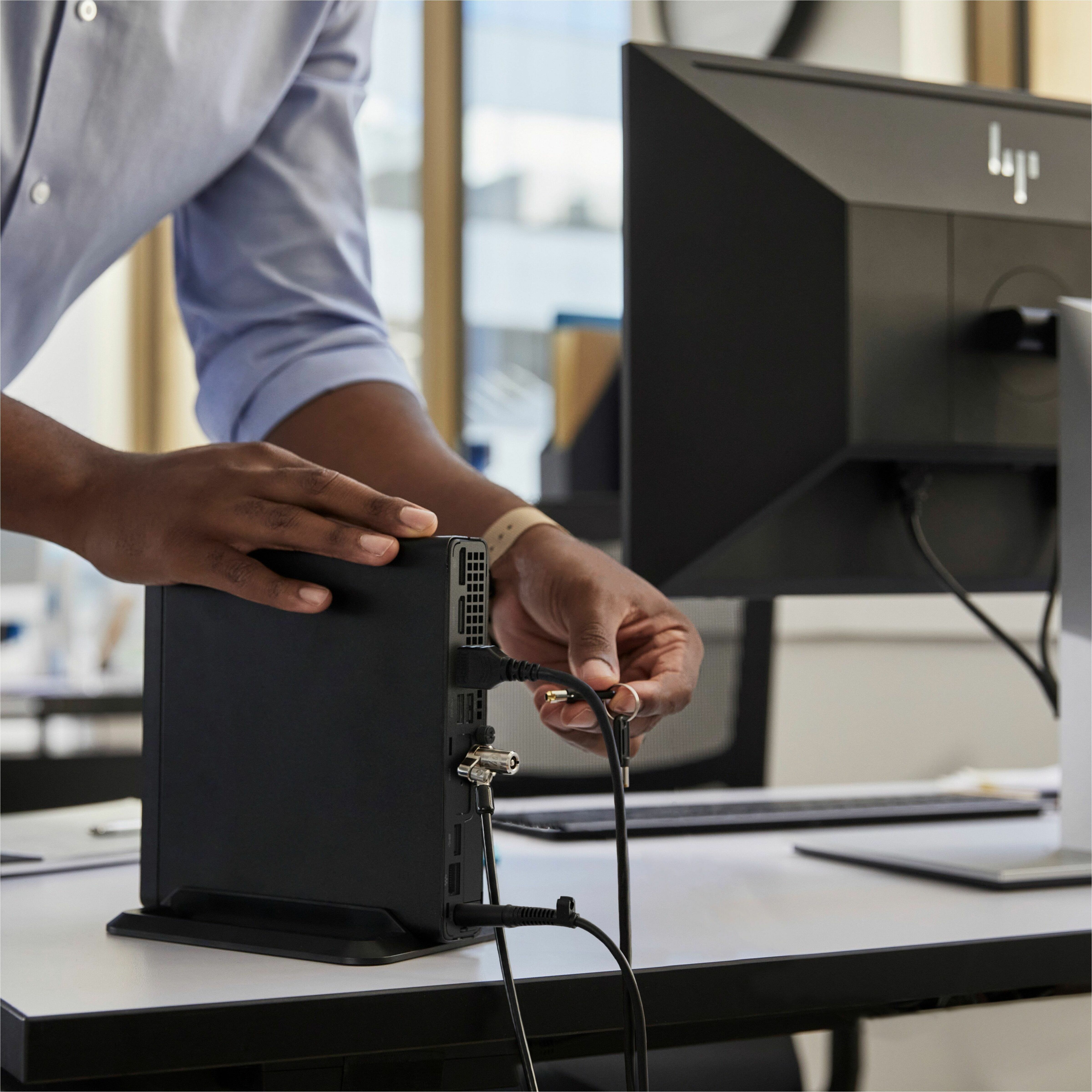 HP Pro Mini 400 G9 Desktop Computer - Intel Core i5 12th Gen i5-12500T - 16 GB - 512 GB SSD - Mini PC - Intel Q670 Chip - Windows 11 Pro - Intel UHD Graphics 770 DDR5 SDRAM - IEEE 802.11ax Wireless LAN - 90 W — alternate image2