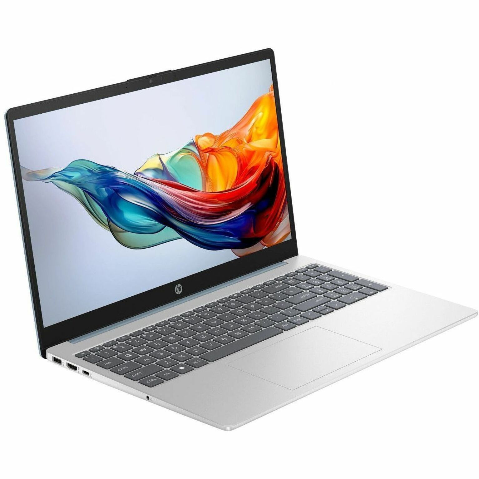 HP 15-fc0000 15-fc0064ca 15.6" Notebook - Full HD - AMD Ryzen 5 7520U - 16 GB - 512 GB SSD - Natural Silver - AMD Chip - 1920 x 1080 - Windows 11 Home - AMD Radeon Graphics - In-plane Switching (IPS) Technology - Front Camera/Webcam - 11.50 Hours Battery Run Time - IEEE 802.11ax Wireless LAN Standard — alternate image1