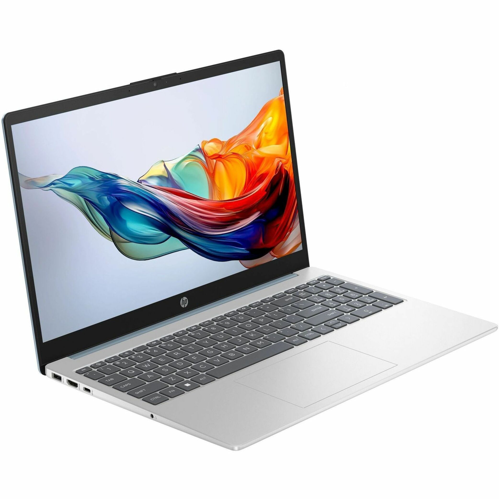 HP 15-fc0000 15-fc0074ca 15.6" Notebook - Full HD - AMD Ryzen 7 7730U - 16 GB - 1 TB SSD - Natural Silver - AMD Chip - 1920 x 1080 - Windows 11 Home - AMD Radeon Graphics - In-plane Switching (IPS) Technology - Front Camera/Webcam - 10.75 Hours Battery Run Time - IEEE 802.11ax Wireless LAN Standard — alternate image2