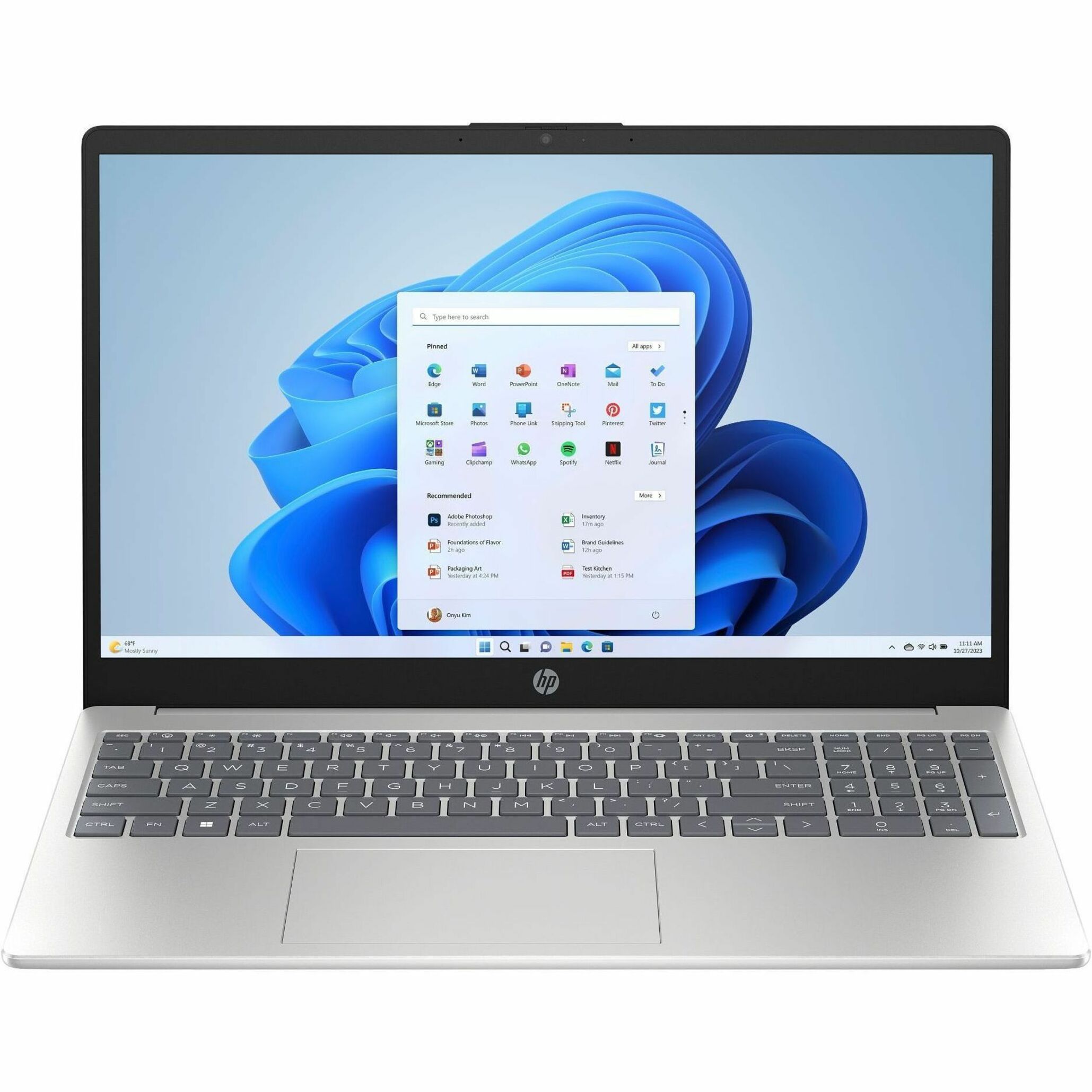 HP 15-fc0000 15-fc0074ca 15.6" Notebook - Full HD - AMD Ryzen 7 7730U - 16 GB - 1 TB SSD - Natural Silver - AMD Chip - 1920 x 1080 - Windows 11 Home - AMD Radeon Graphics - In-plane Switching (IPS) Technology - Front Camera/Webcam - 10.75 Hours Battery Run Time - IEEE 802.11ax Wireless LAN Standard