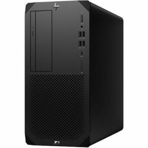 HP Z2 G9 Workstation - 1 Core i7 14th Gen i7-14700 - 16 GB - 512 GB SSD - Tower - Black - Intel W680 Chip - Windows 11 Pro - Serial ATA/600, NVMe Controller - 0, 1 RAID Levels - Gigabit Ethernet - Wireless LAN — left