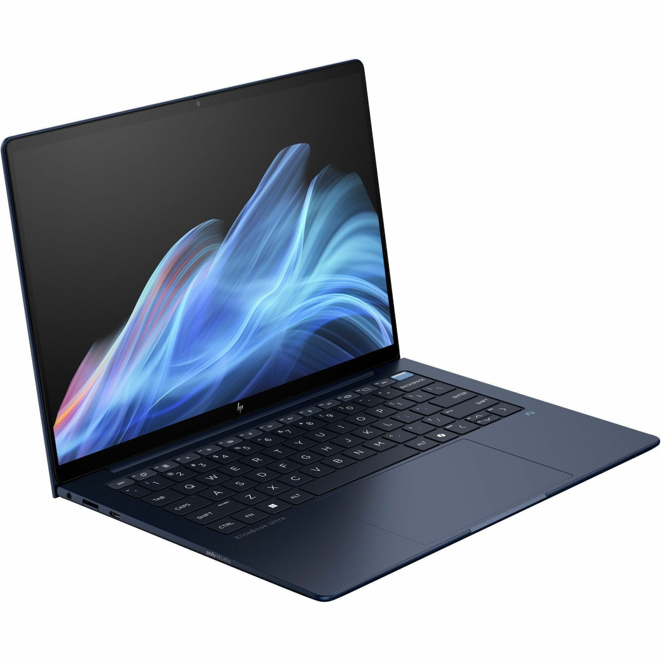 HP EliteBook Ultra G1i 14 inch Notebook Next Gen AI PC Wolf Pro Security Edition - 2.8K - 2880 x 1800 - (Intel Core Ultra 7 258V Octa-core (8 Core) 2.2 GHz) - 32 GB Total RAM - 32 GB On-board Memory - 512 GB SSD - Atmosphere Blue - Smart Buy - Intel Chip - 2880 x 1800 - Windows 11 Pro - Intel Arc Graphics - In-plane Switching (IPS) Technology, BrightView - Front Camera/Webcam - IEEE 802.11be Wireless LAN Standard — alternate image2