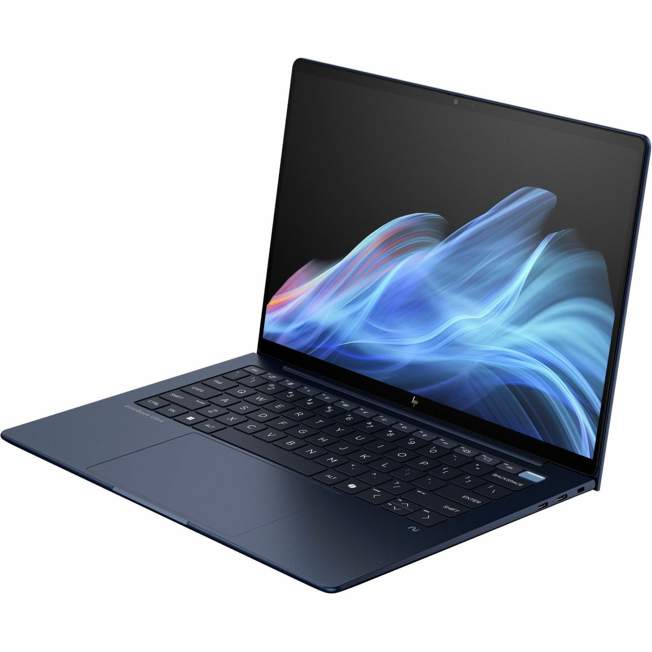 HP EliteBook Ultra G1i 14 inch Notebook Next Gen AI PC Wolf Pro Security Edition - 2.8K - 2880 x 1800 - (Intel Core Ultra 7 258V Octa-core (8 Core) 2.2 GHz) - 32 GB Total RAM - 32 GB On-board Memory - 512 GB SSD - Atmosphere Blue - Smart Buy - Intel Chip - 2880 x 1800 - Windows 11 Pro - Intel Arc Graphics - In-plane Switching (IPS) Technology, BrightView - Front Camera/Webcam - IEEE 802.11be Wireless LAN Standard — alternate image3