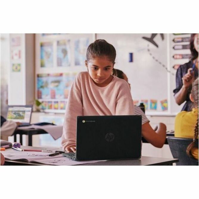HP Fortis Flip G1i 11.6" Touchscreen Convertible 2 in 1 Chromebook - HD - Intel N150 - 8 GB - 64 GB Flash Memory - English Keyboard - Smart Buy - Intel Chip - 1366 x 768 - ChromeOS - In-plane Switching (IPS) Technology, BrightView — life style