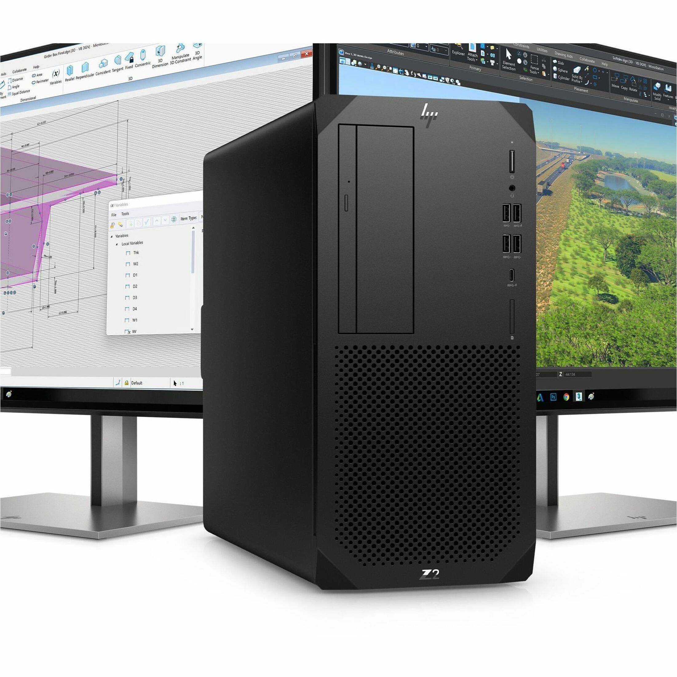 HP Z2 G9 Workstation - 1 Core i9 14th Gen i9-14900 - 64 GB - 2 TB SSD - Tower - Black - Intel W680 Chip - Windows 11 Home - 16 GB Graphics - Serial ATA/600, NVMe Controller - 0, 1 RAID Levels - Gigabit Ethernet — alternate image10