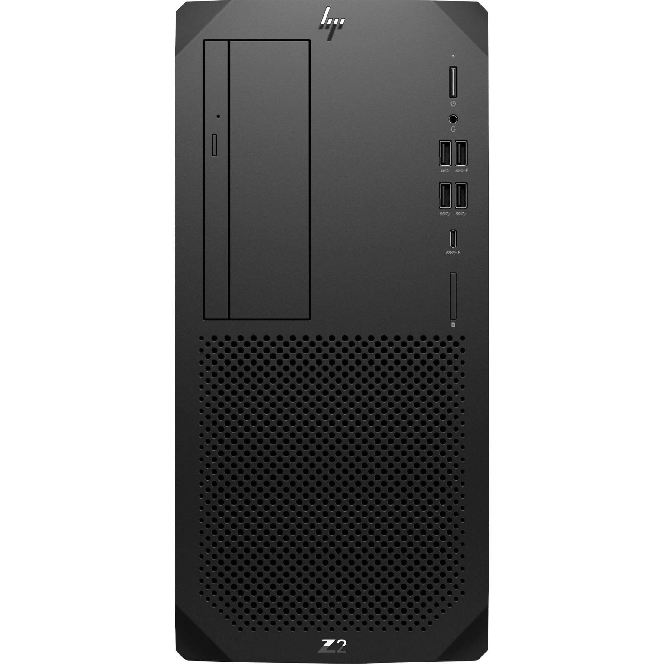 HP Z2 G9 Workstation - 1 Core i9 14th Gen i9-14900 - 64 GB - 2 TB SSD - Tower - Black - Intel W680 Chip - Windows 11 Home - 16 GB Graphics - Serial ATA/600, NVMe Controller - 0, 1 RAID Levels - Gigabit Ethernet