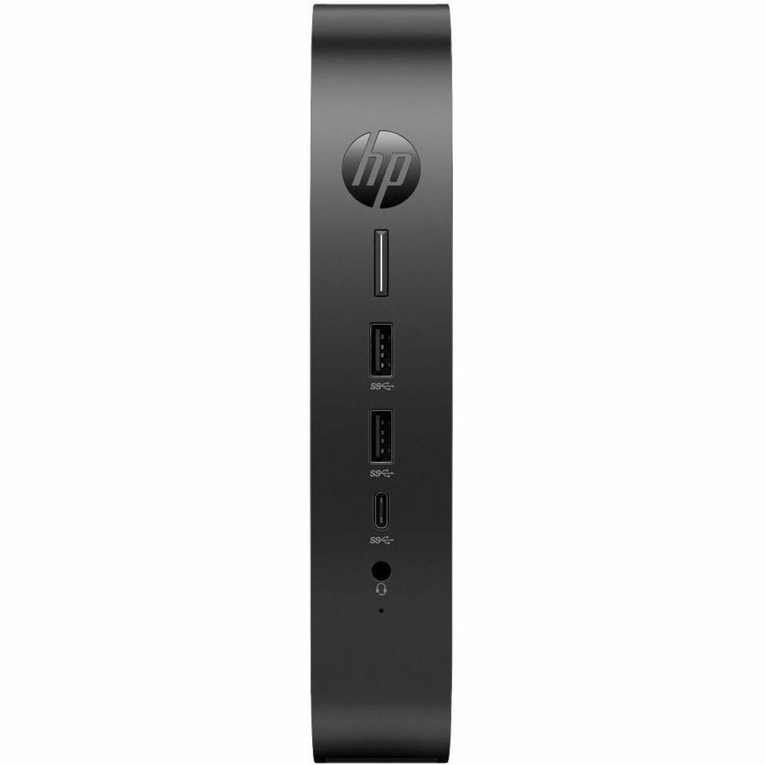 HP tz655 Zero Client - AMD Ryzen Embedded R2314 Quad-core (4 Core) 2.10 GHz - AMD Chip - 8 GB RAM DDR4 SDRAM - DDR4-3200/PC4-25600 - 32 GB Flash - AMD - Gigabit Ethernet - DisplayPort - Network (RJ-45) - 7 Total USB Port(s) - 2 USB 2.0 Port(s) - USB Type-C - 45 W — front