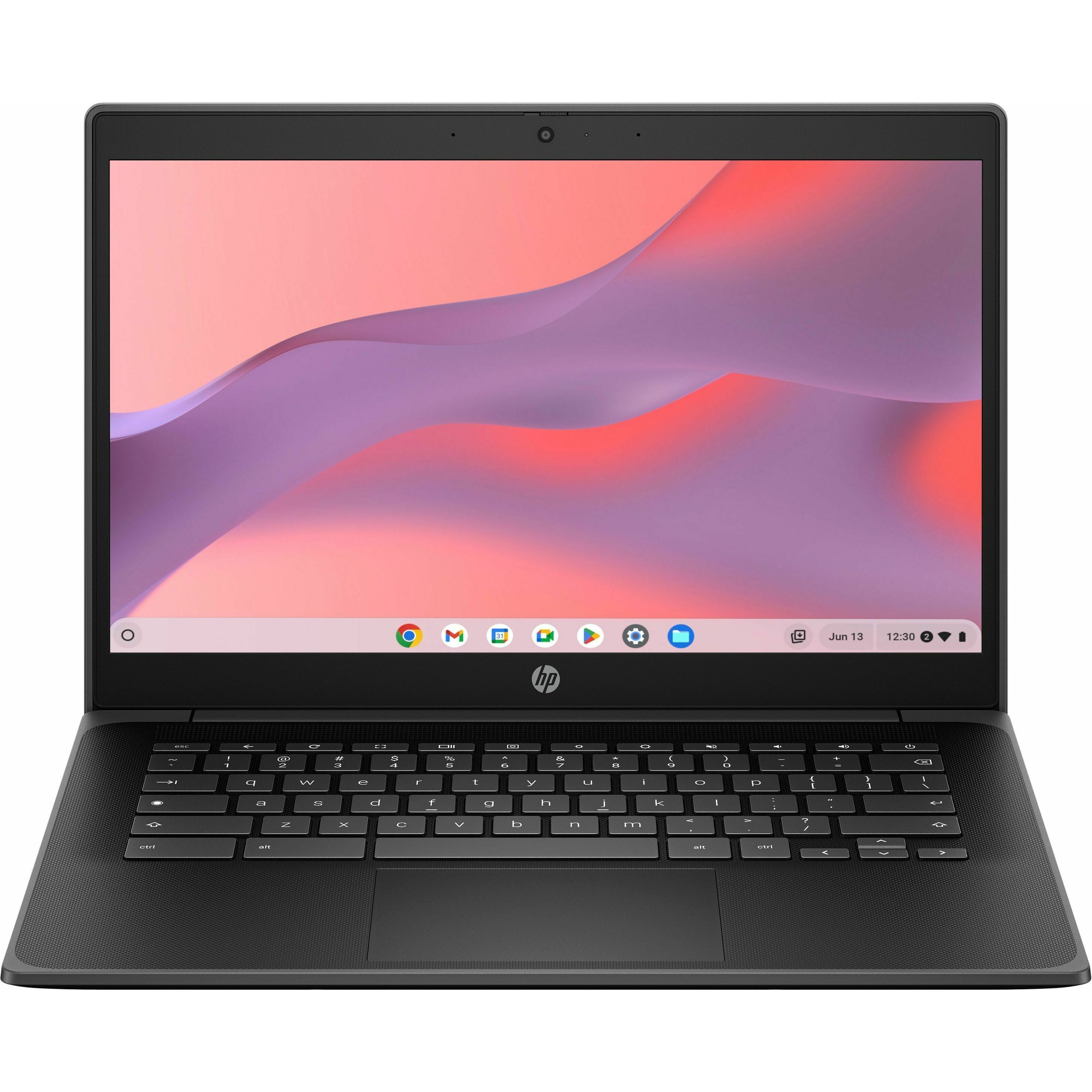 HP Fortis G1i 14" Touchscreen Chromebook - HD - Intel N-Series N150 - 4 GB - 64 GB Flash Memory - English Keyboard - Jet Black - Smart Buy - Intel Chip - LTE Advanced, UMTS, DC-HSPA+, HSPA+ - 1366 x 768 - ChromeOS - Intel UHD Graphics - Front Camera/Webcam - 10.06 Hours Battery Run Time - IEEE 802.11ax Wireless LAN Standard
