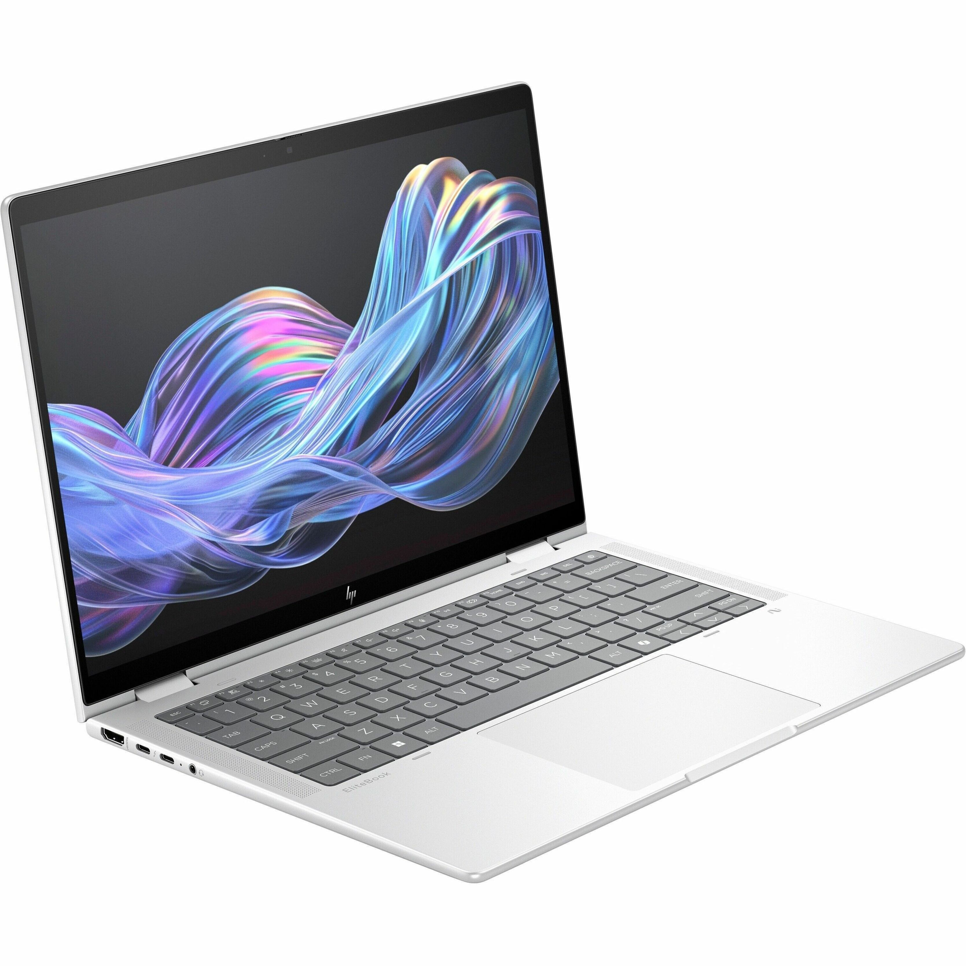 HP EliteBook X Flip G1i 14" Touchscreen Convertible 2 in 1 Notebook - WUXGA - 60 Hz - Intel Core Ultra 5 236V - 16 GB - 512 GB SSD - English, French Keyboard - Glacier Silver - Intel Chip - 1920 x 1200 - Windows 11 Pro - Intel Arc Graphics - In-plane Switching (IPS) Technology - Front Camera/Webcam - 24.50 Hours Battery Run Time - IEEE 802.11be Wireless LAN Standard - Wi-Fi 7 — alternate image5