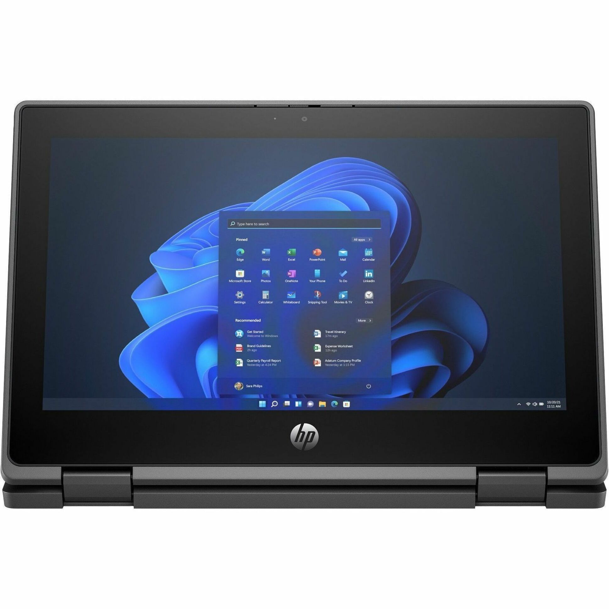 HP Pro x360 11 G11 11.6" Touchscreen Convertible 2 in 1 Notebook - HD - 60 Hz - Intel N-Series N200 - 8 GB - 256 GB SSD - Intel Chip - 1366 x 768 - Intel - In-plane Switching (IPS) Technology, BrightView - IEEE 802.11ax Wireless LAN Standard — alternate image2