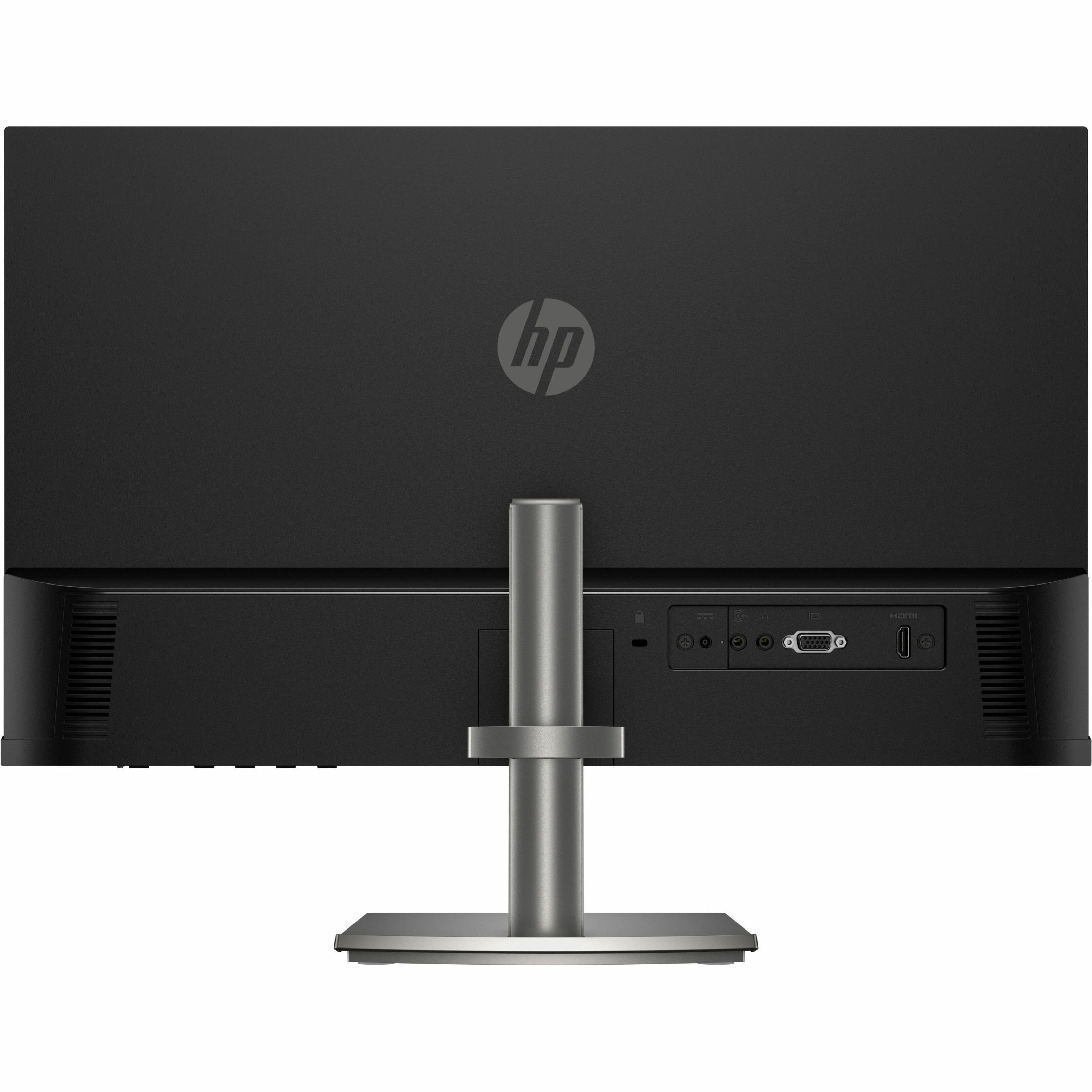 HP Pro 524da 24" Class Full HD LED Monitor - 16:9 - 23.8" Viewable - In-plane Switching (IPS) Technology - Edge LED Backlight - 1920 x 1080 - 300 Nit - 5 ms - 75 Hz Refresh Rate - Speakers - Height, Tilt - HDMI - VGA — rearmaximum