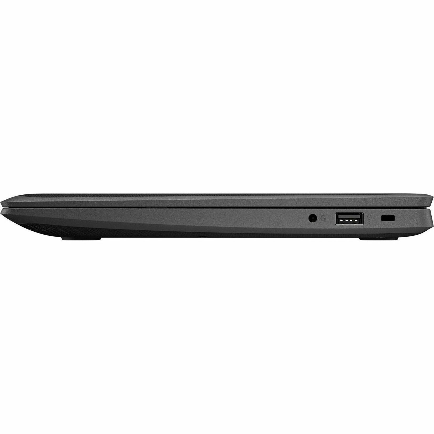 HP Fortis Flip G1i 11.6" Touchscreen Convertible 2 in 1 Notebook - HD - 60 Hz - Intel N-Series N150 - 4 GB - 128 GB Flash Memory - Jet Black - Intel Chip - 1366 x 768 - Windows 11 Pro - Intel UHD Graphics - In-plane Switching (IPS) Technology, BrightView - Front Camera/Webcam - 10 Hours Battery Run Time - IEEE 802.11ax Wireless LAN Standard — left