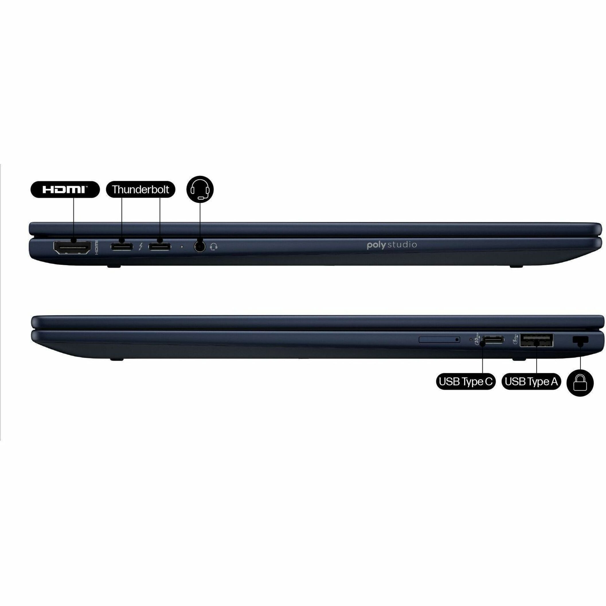 HP EliteBook X Flip G1i 14" Touchscreen Convertible 2 in 1 Notebook - 5G - WUXGA - 60 Hz - Intel Core Ultra 7 268V - 32 GB - 512 GB SSD - English, French Keyboard - Atmospheric Blue - Intel Chip - LTE, HSPA+, DC-HSPA+, UMTS - 1920 x 1200 - Windows 11 Pro - Intel Arc Graphics - In-plane Switching (IPS) Technology, Sure View - 24.50 Hours Battery Run Time - IEEE 802.11be Wireless LAN Standard — alternate image10